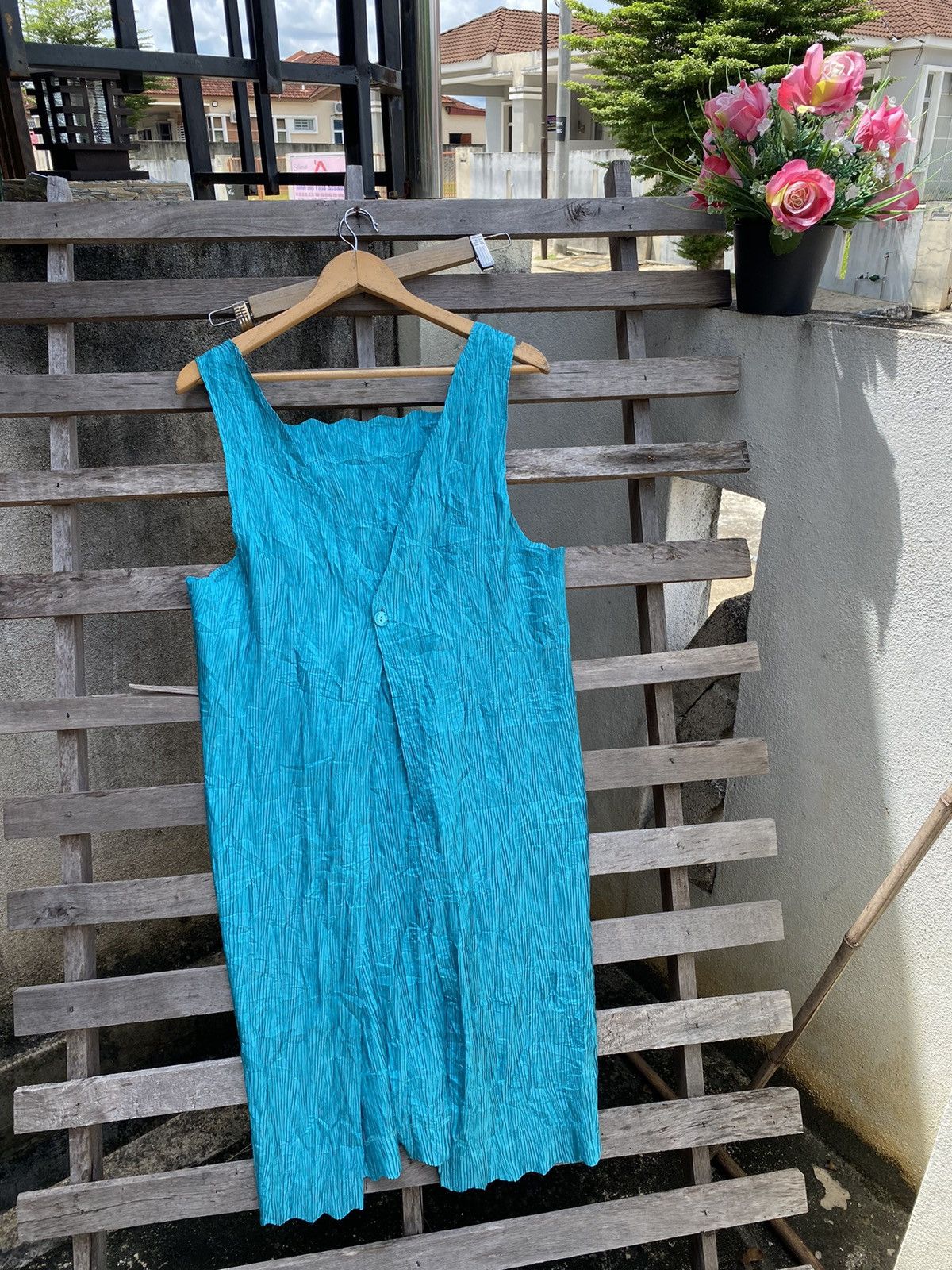 Pleats Please Issey Miyake Rare ❗️ Vintage Issey Miyake Pleated Apron Size ONE SIZE - 4 Thumbnail