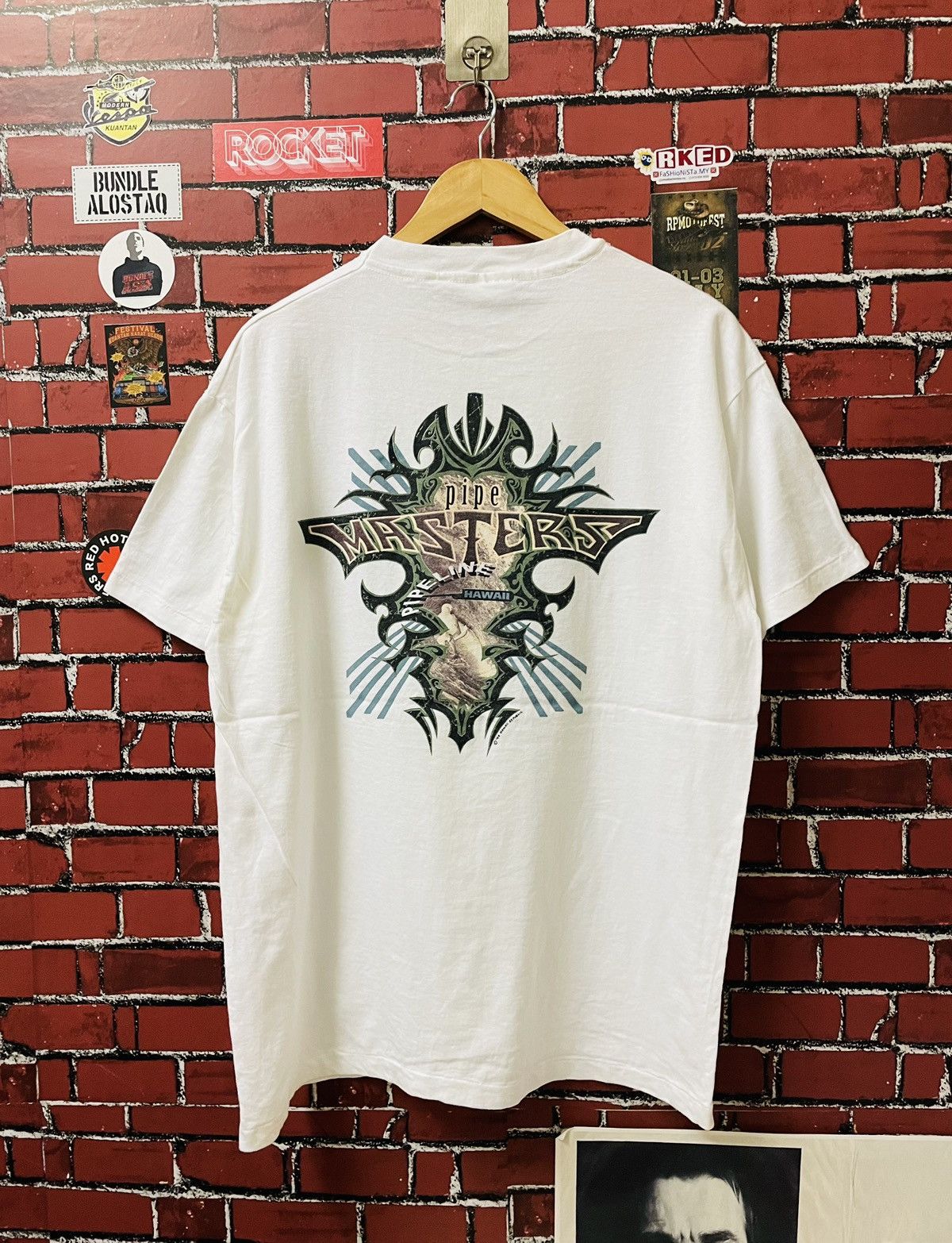 Billabong VINTAGE HAWAII PIPE MASTERS ( BILABONG) 90s Size US L / EU 52-54 / 3 - 1 Thumbnail