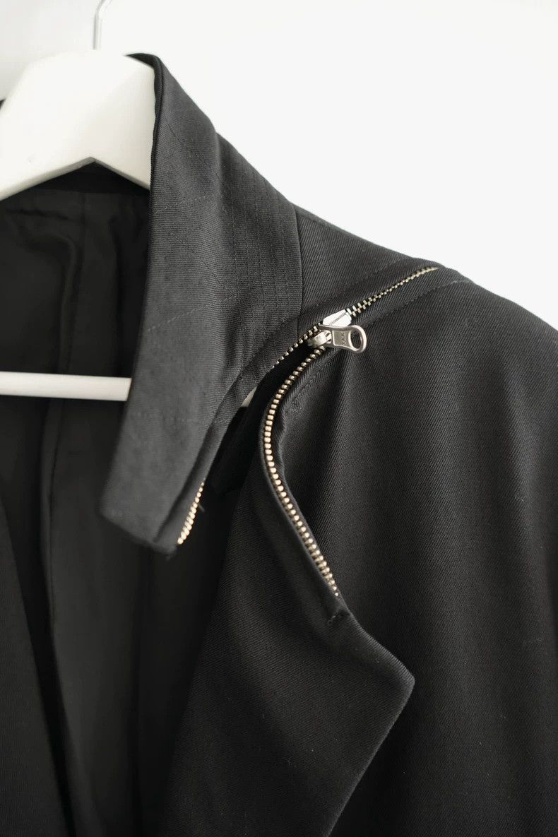 Yohji Yamamoto Yohji Yamamoto size 3 04aw first year neckline zipper suit Size 38R - 3 Thumbnail