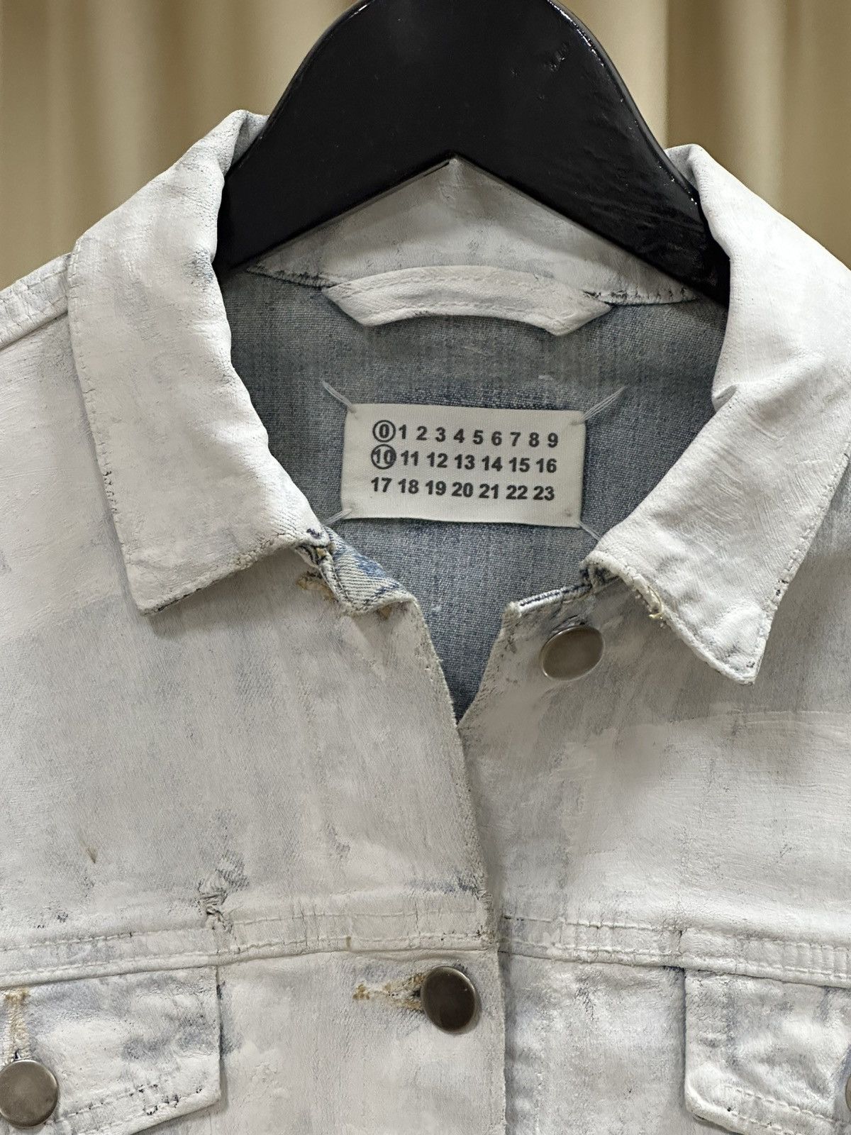 Maison Margiela AW99 Painted Denim Jacket Size US S / EU 44-46 / 1 - 2 Thumbnail
