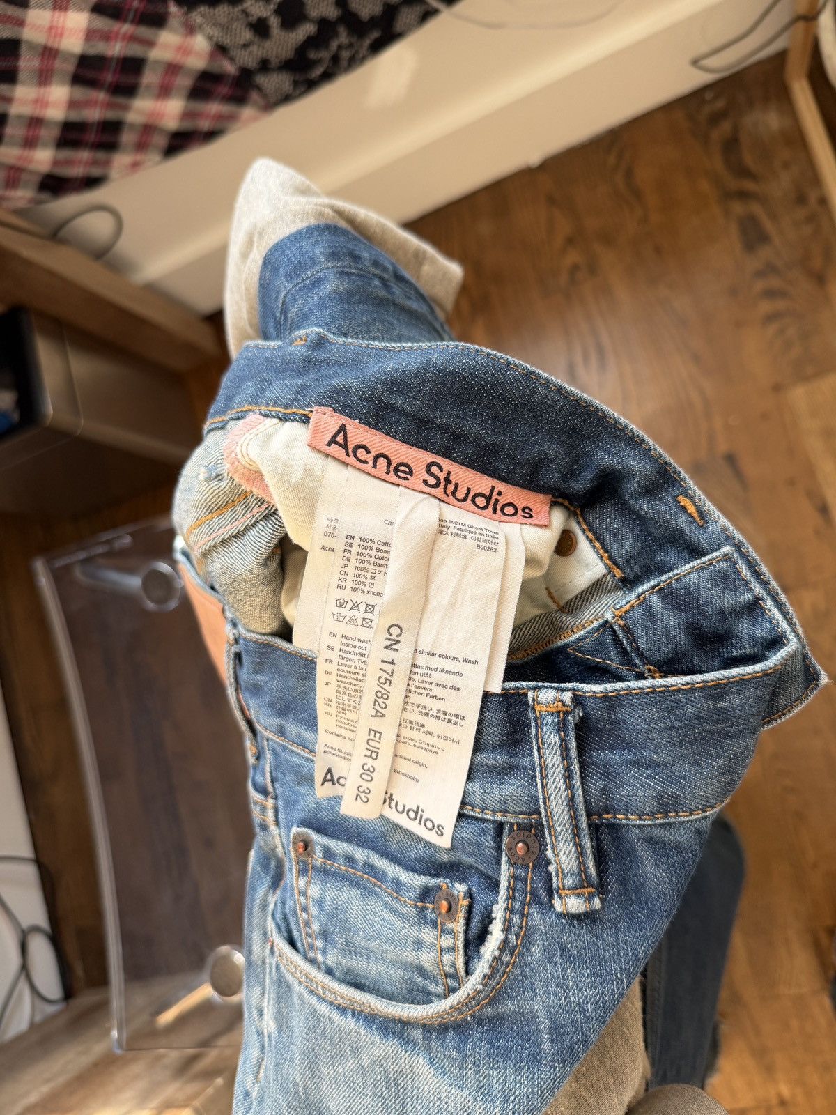 Acne Studios Acne Studios 2021M “Ghost Town” Denim Size US 30 / EU 46 - 10 Thumbnail