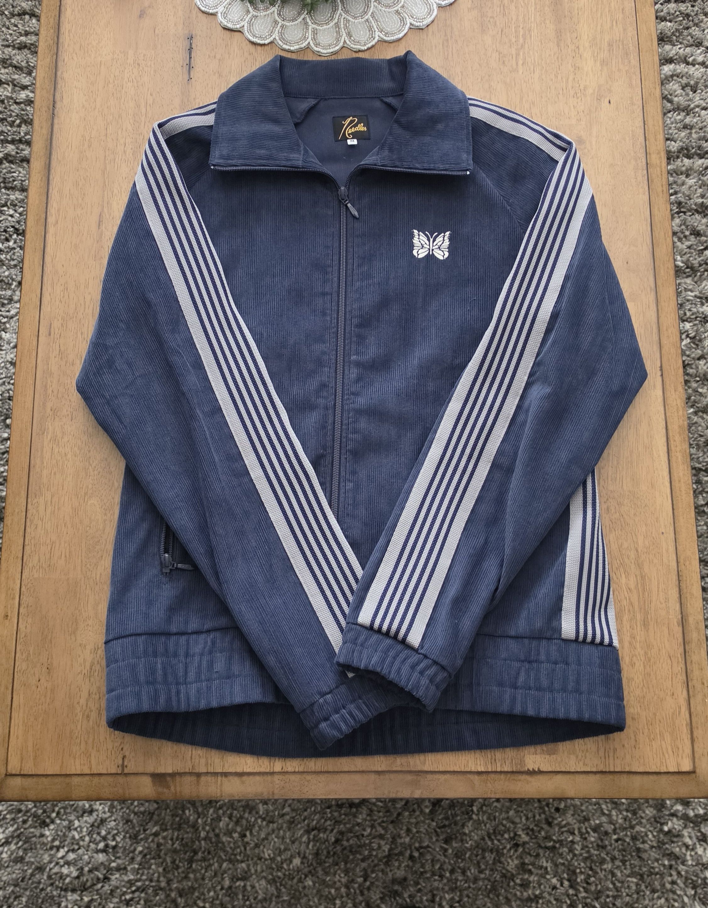 Needles Needles Corduroy Navy Blue Track Jacket Limited Edition Size US M / EU 48-50 / 2 - 2 Thumbnail