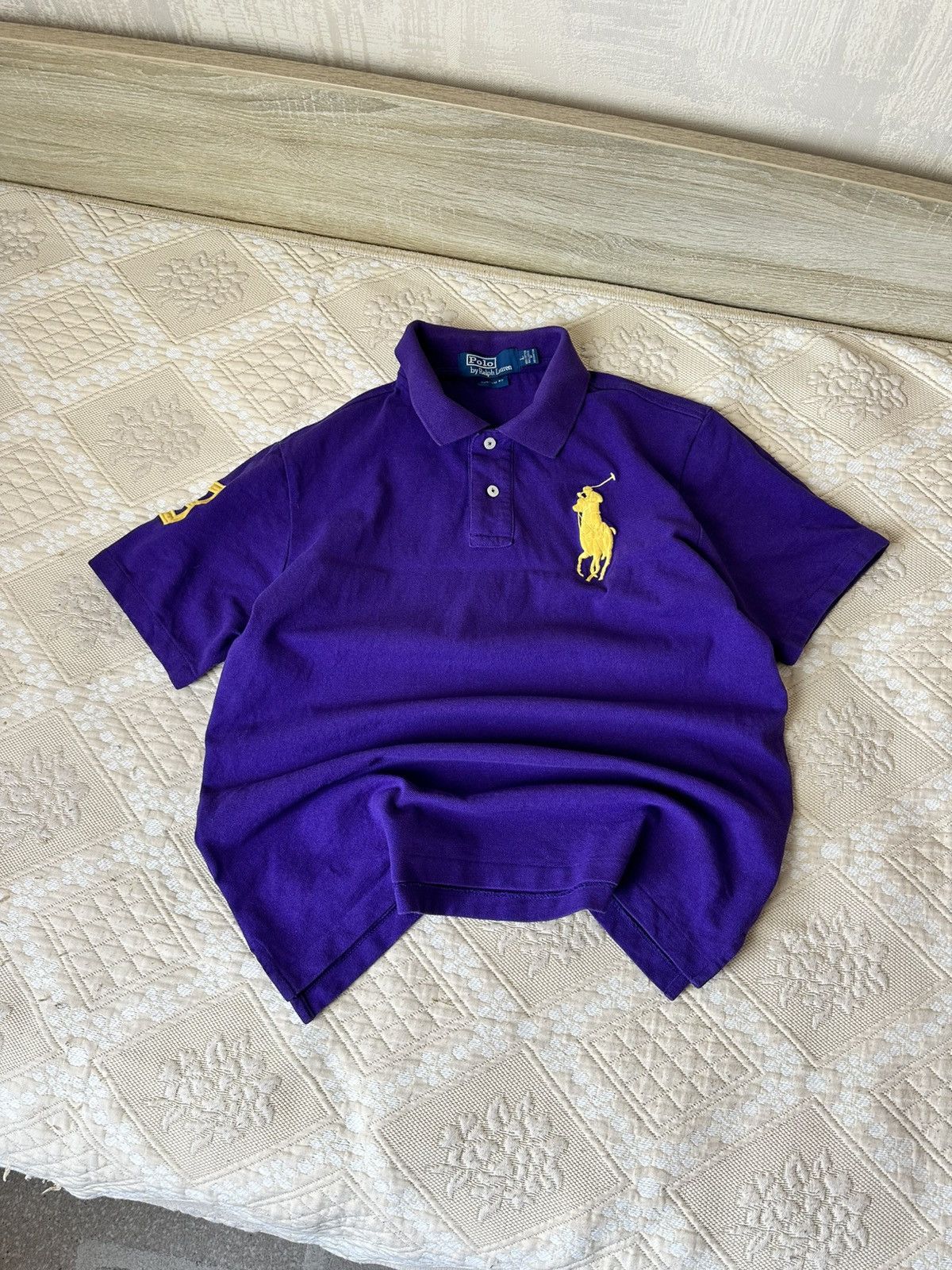 Polo Ralph Lauren 🔥 Ralph Lauren Vintage Big Pony Logo Polo T Shirt Club Size US L / EU 52-54 / 3 - 1 Thumbnail