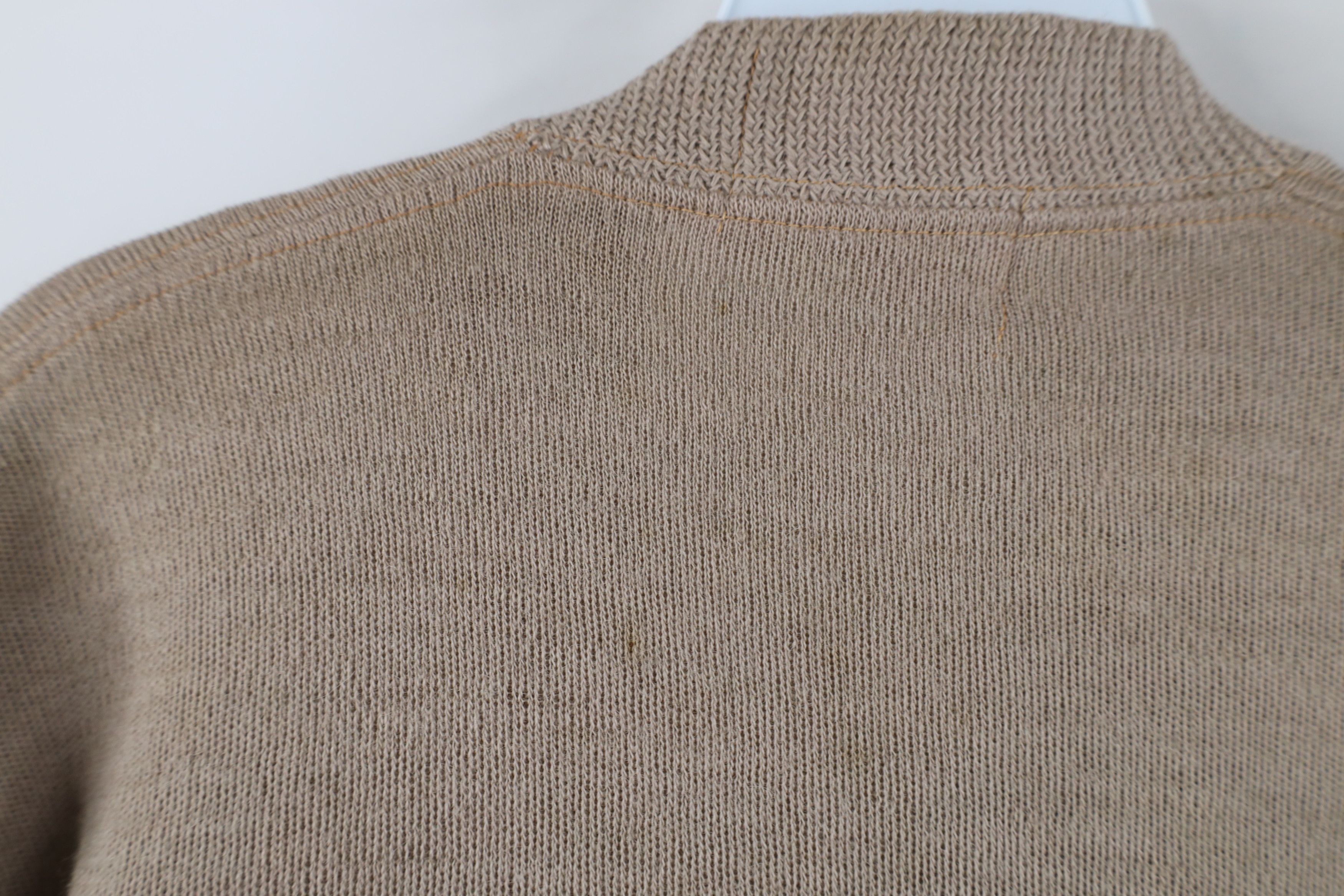 Vintage Vintage 30s 40s Rockabilly Virgin Wool Knit Cardigan Sweater Size US M / EU 48-50 / 2 - 11 Thumbnail