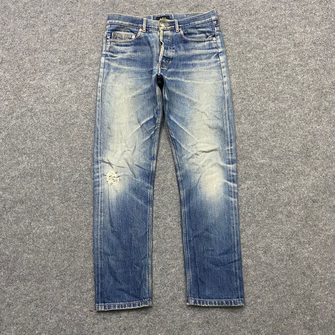 A.P.C. 💥Best Offer💥Vintage APC Selvegde Redline Distressed Denim Size US 31 - 1 Thumbnail