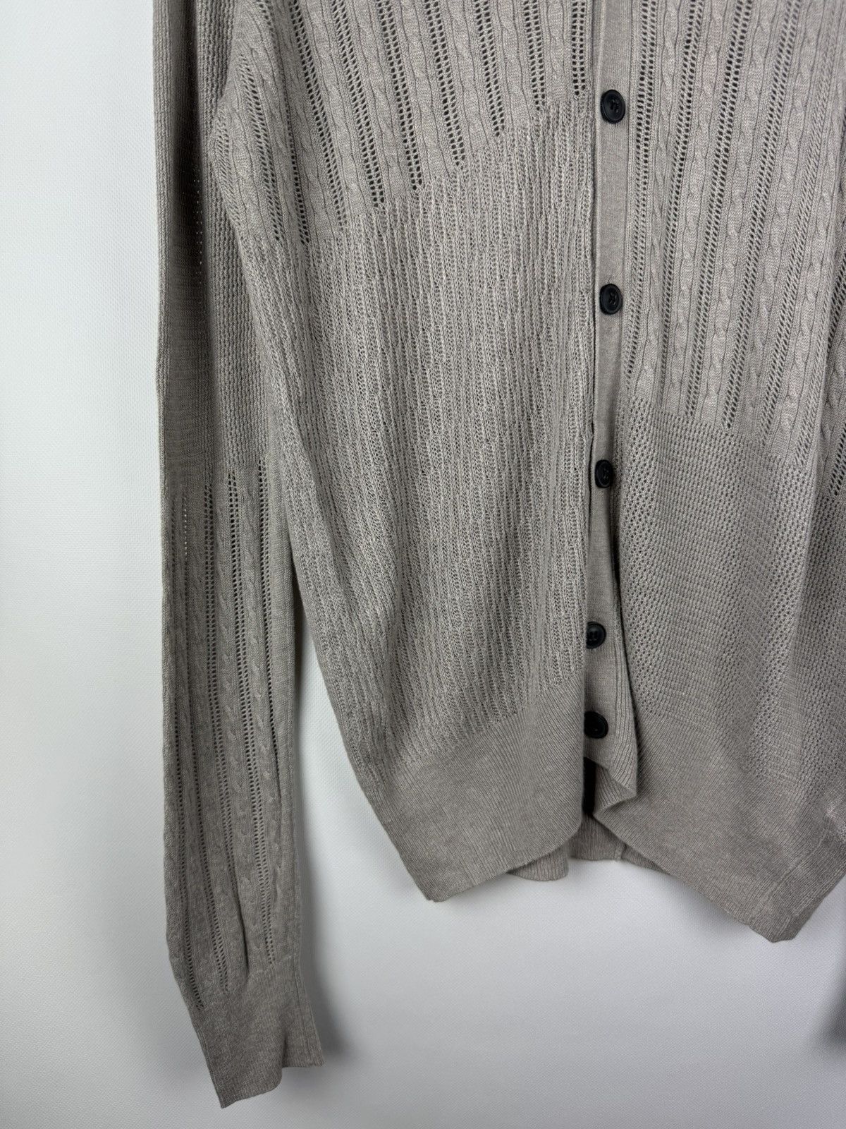 Allsaints × Japanese Brand Allsaints Men’s Knitted Yurik Cardigan Sweater Size L Size US L / EU 52-54 / 3 - 7 Thumbnail