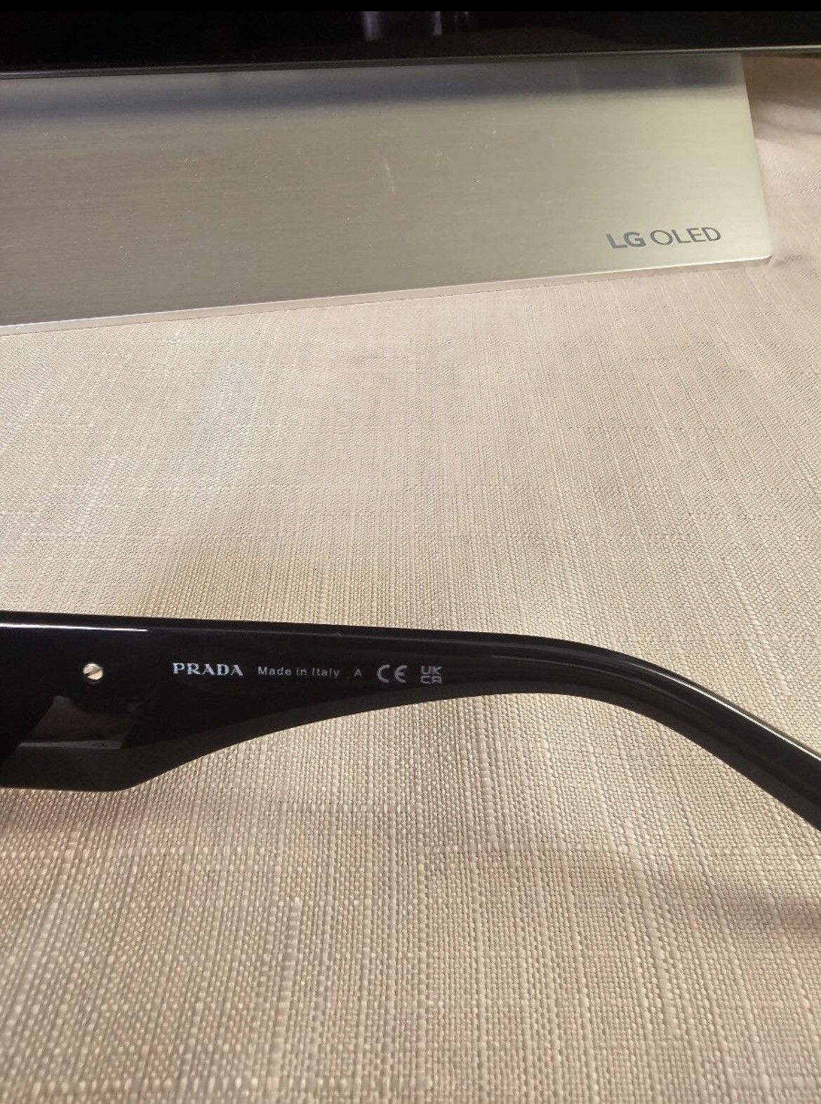 Prada RRP 517$ Crazy Prada Logo WOMENS SUNGLASSES PR 13ZS Size ONE SIZE - 7 Thumbnail