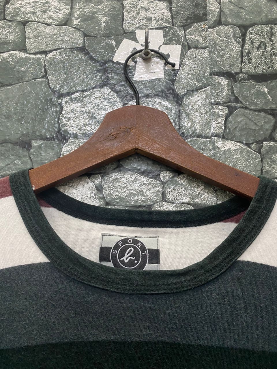 agnes b. Vintage Agnes B Sport Stripe Tshirt Size US M / EU 48-50 / 2 - 6 Thumbnail