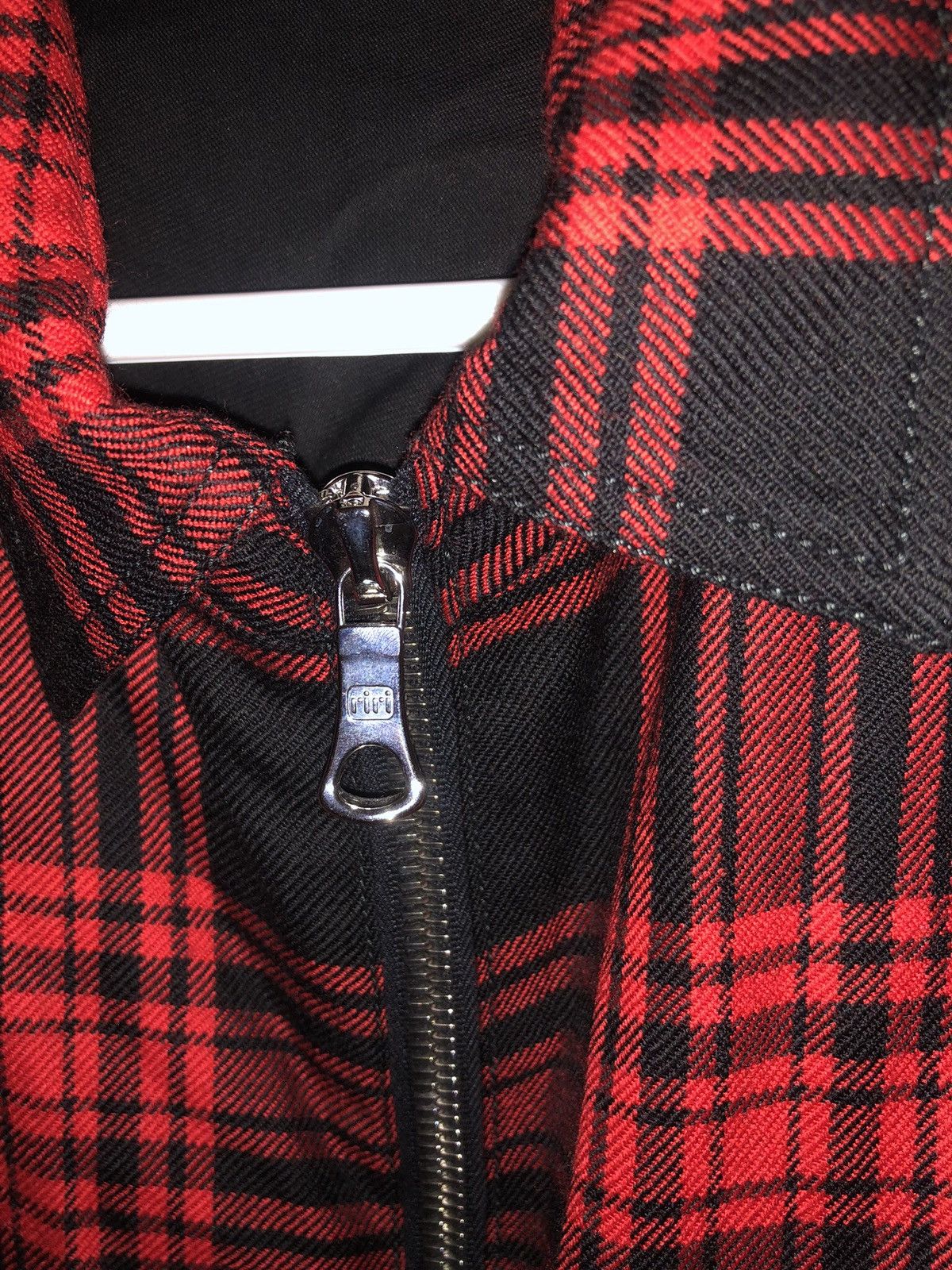 Designer Tartan Wool Zip by La Haine Milan Size US M / EU 48-50 / 2 - 8 Thumbnail