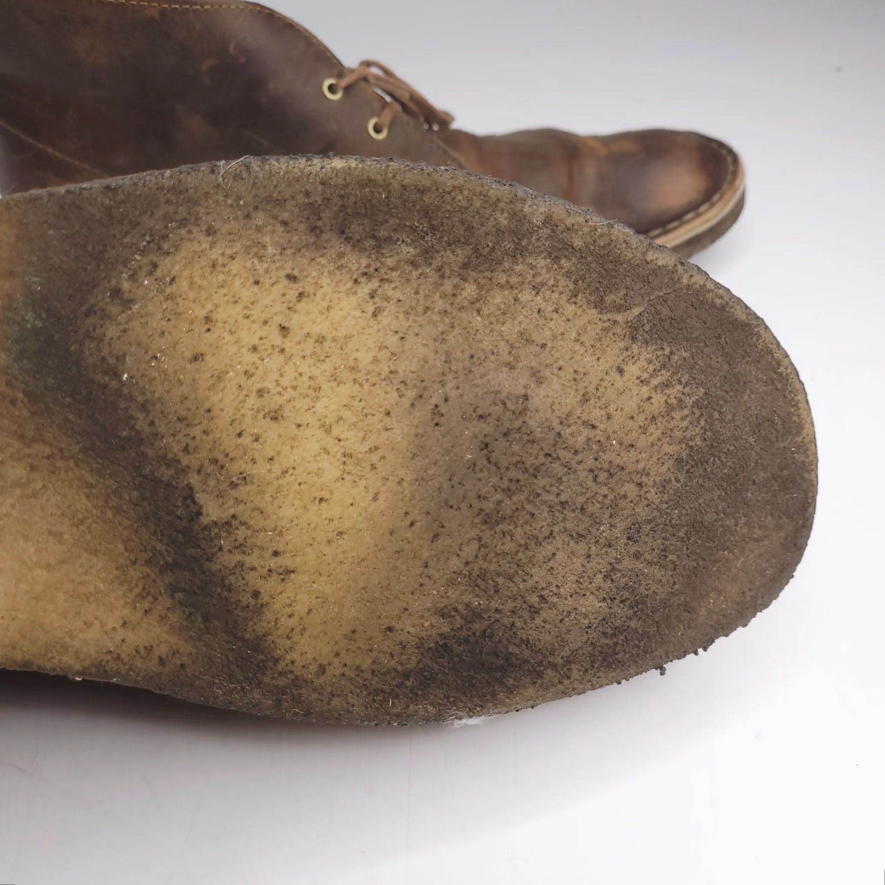 Clarks Clarks Boots Mens 10 Brown Bushacre 3 Leather Chukka Lace Size US 10 / EU 43 - 5 Thumbnail