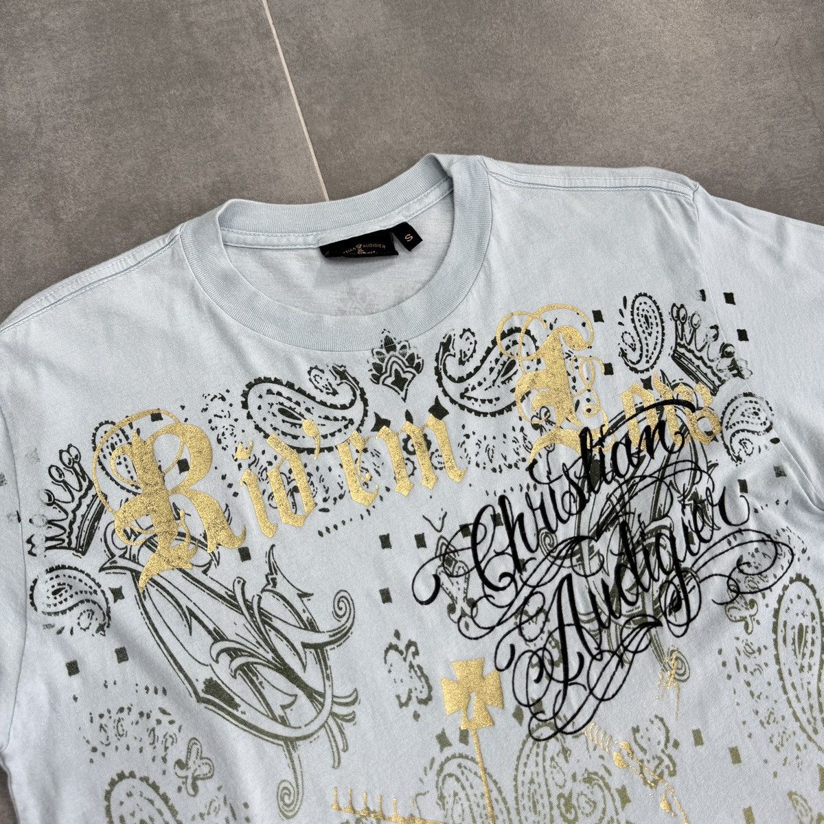 Ed Hardy Christian Audigier Los Angeles Tattoo Y2K Hip Hop T-Shirt Size US S / EU 44-46 / 1 - 7 Thumbnail
