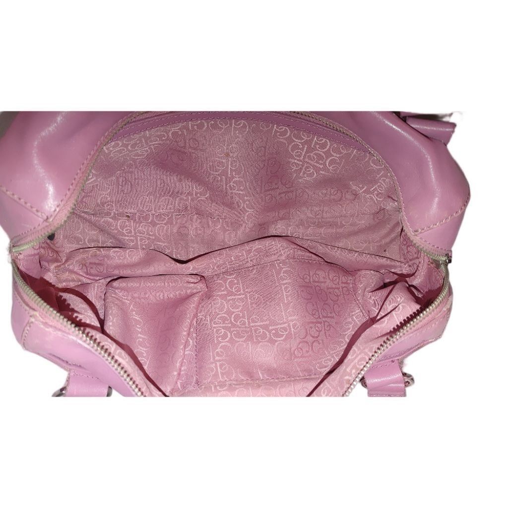 The Unbranded Brand Charles David Leather Shoulder Bag in Bubble Gum Pink Size ONE SIZE - 10 Thumbnail