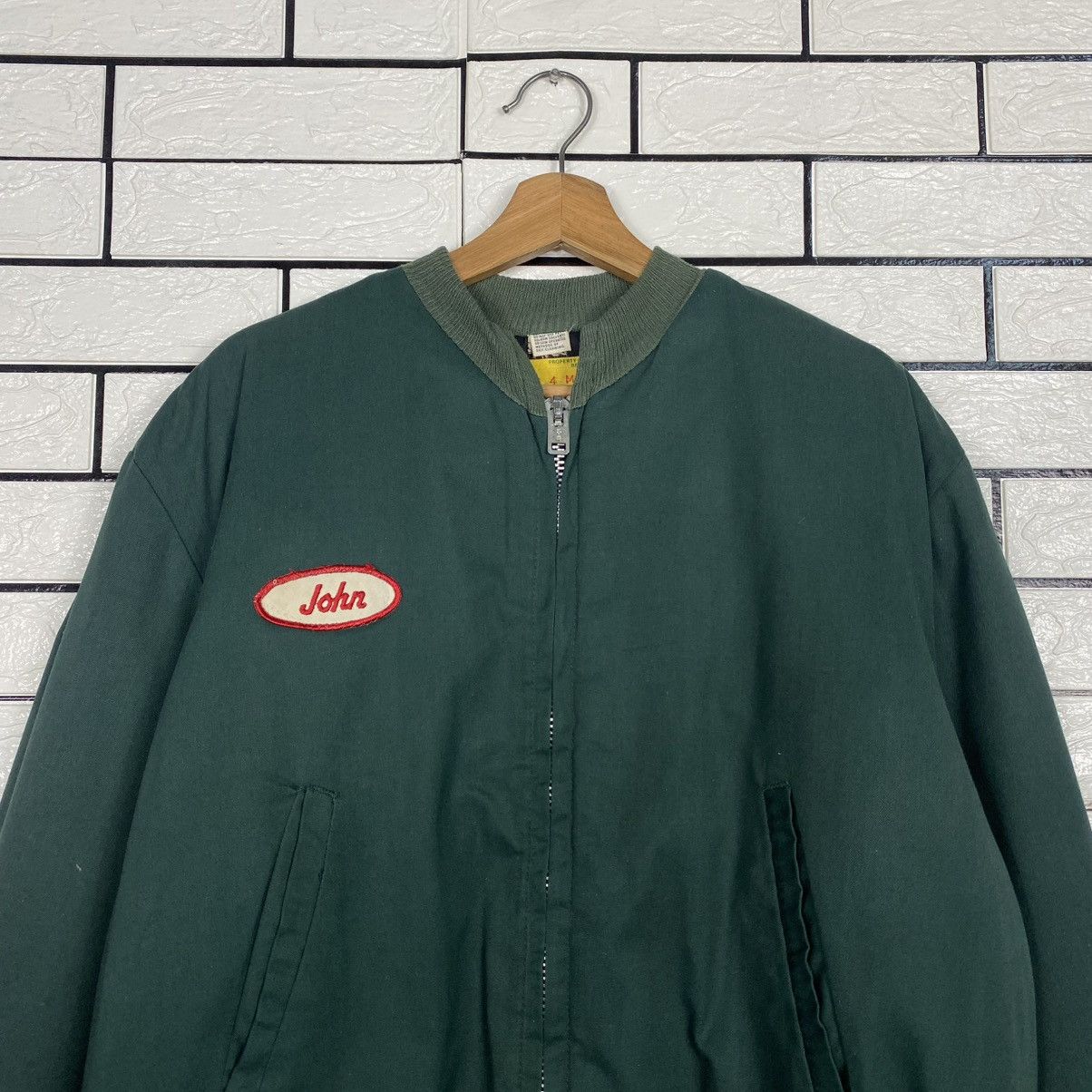 Vintage 🔥VINTAGE FLY BOMBER JACKET 60’s WORK DUCK CANVAS DETROIT Size US M / EU 48-50 / 2 - 6 Thumbnail