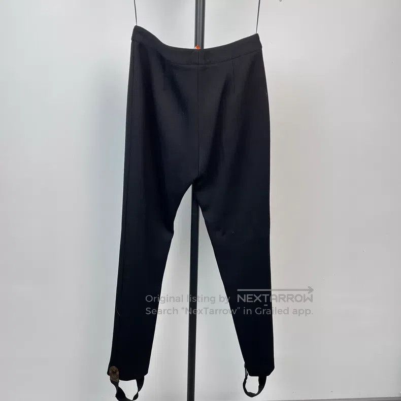Louis Vuitton Louis Vuitton Black patchwork leather breasted wool slacks Size US 36 / EU 52 - 2 Thumbnail