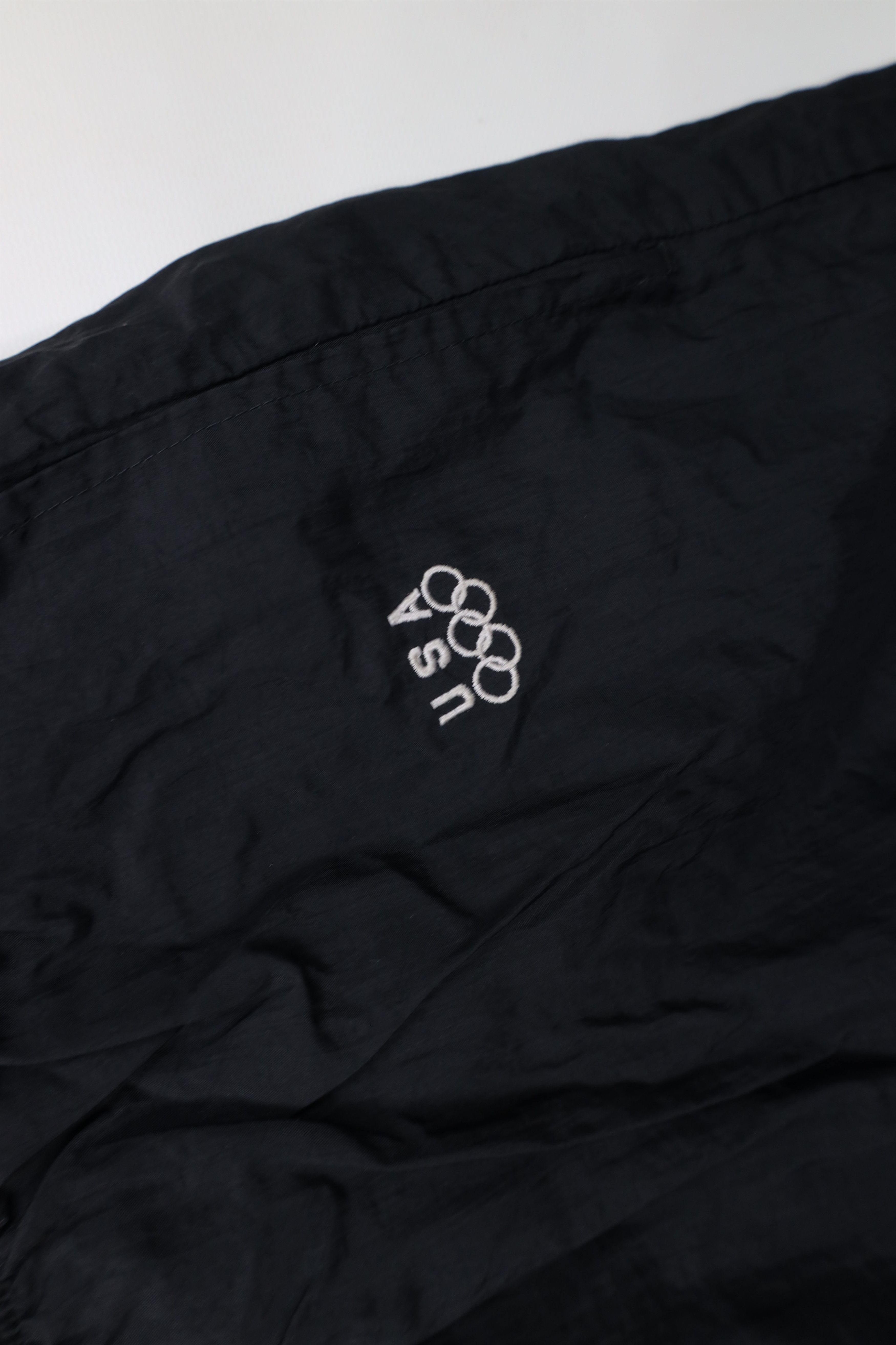 Vintage Vintage 90s USA Olympics Windbreaker Joggers Pants Black Size US 34 / EU 50 - 8 Thumbnail