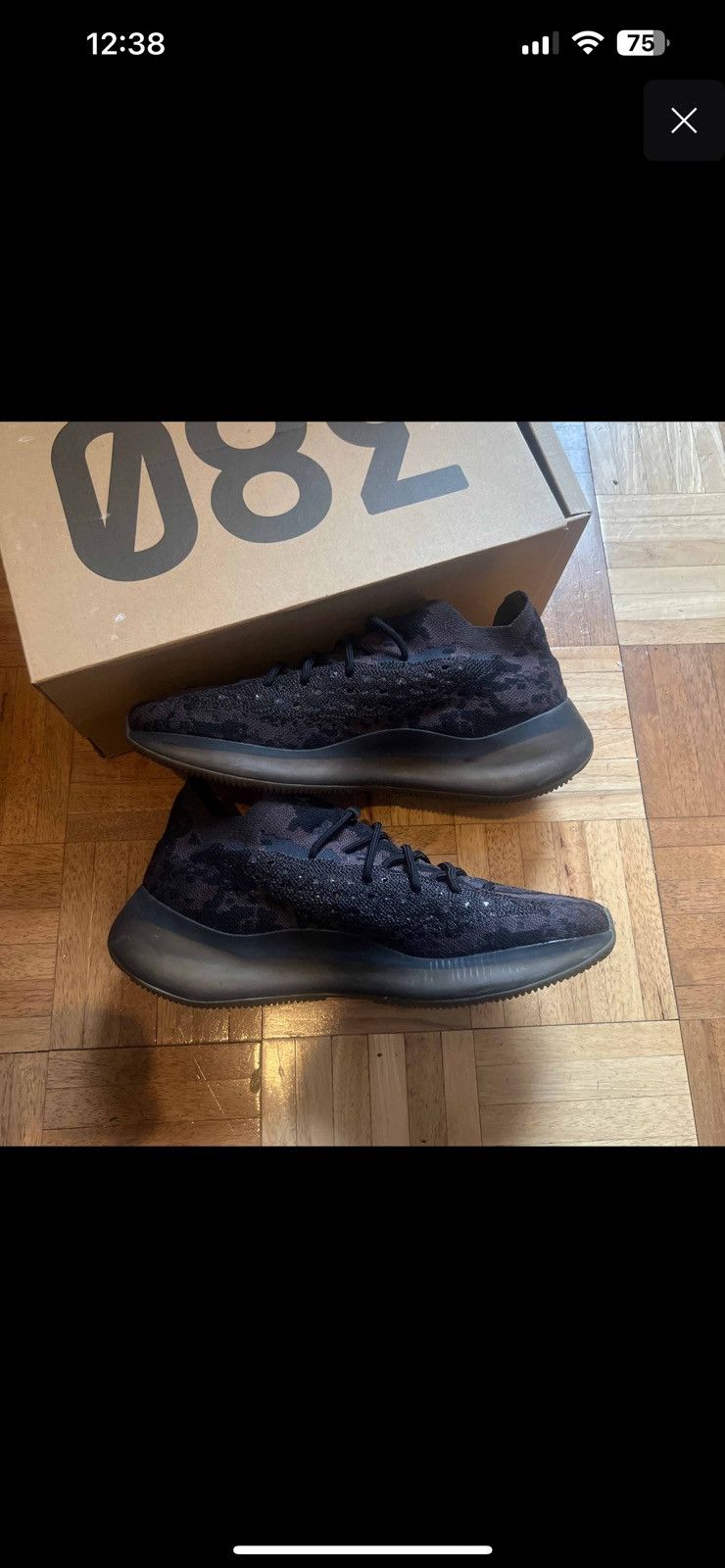 Adidas × Kanye West × Yeezy Yeezy boost 380 Onyx Size US 13 / EU 46 - 2 Thumbnail
