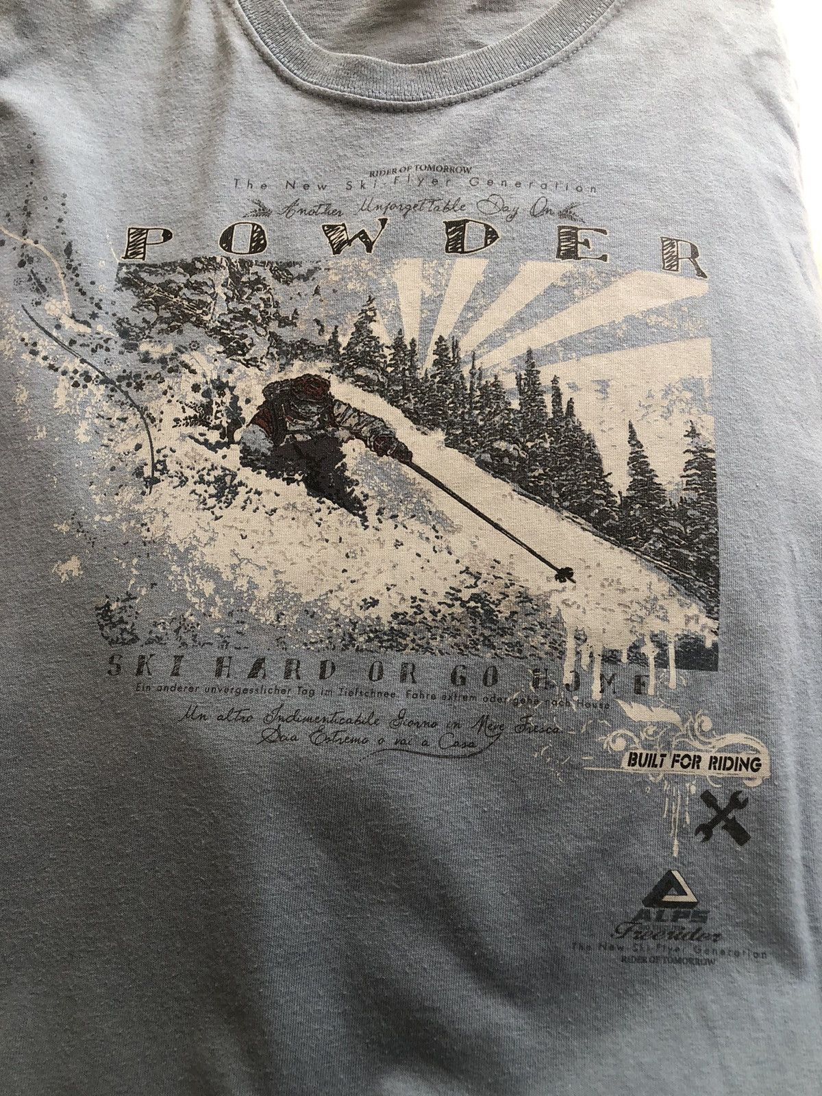 Other RARE LIGHT HUNTER SKIING VINTAGE SPORT TEE SHIRT Size US M / EU 48-50 / 2 - 4 Thumbnail