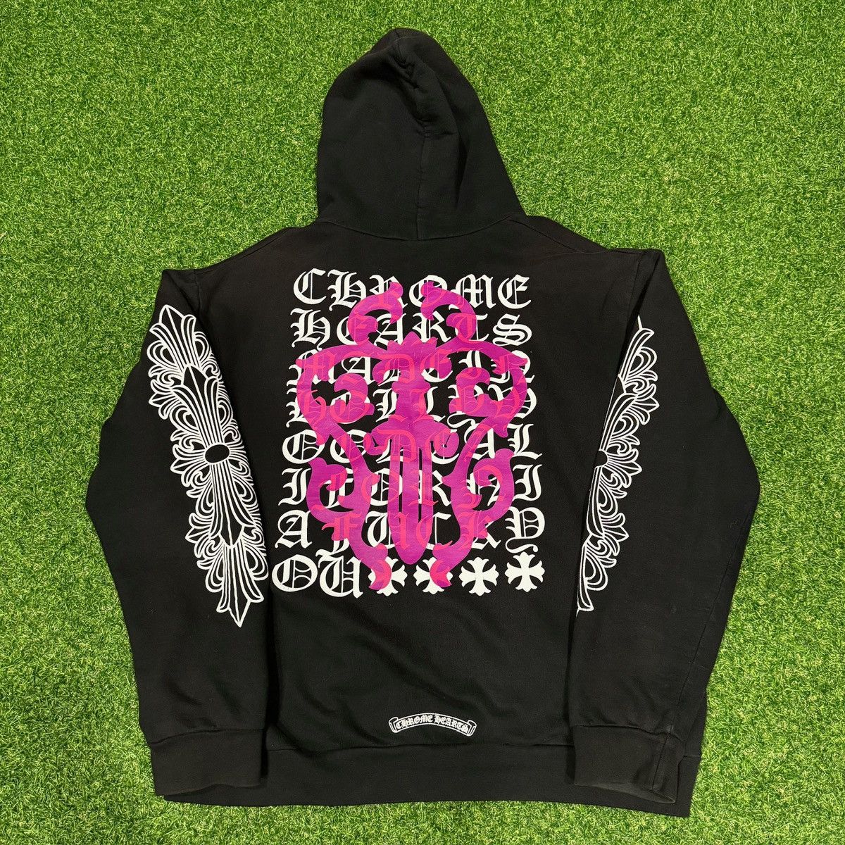 Crown Forever | Chrome Hearts Eye Chart Pink Dagger Pullover