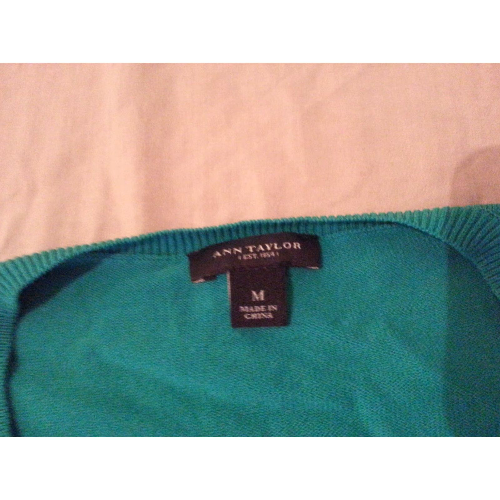 Ann Taylor Womens Ann Taylor Cardigan Jacket Sweater M Medium Green Womens, Cardigan, Sweater, Jacket, Ann Taylor, Green, M Size M / US 6-8 / IT 42-44 - 3 Thumbnail