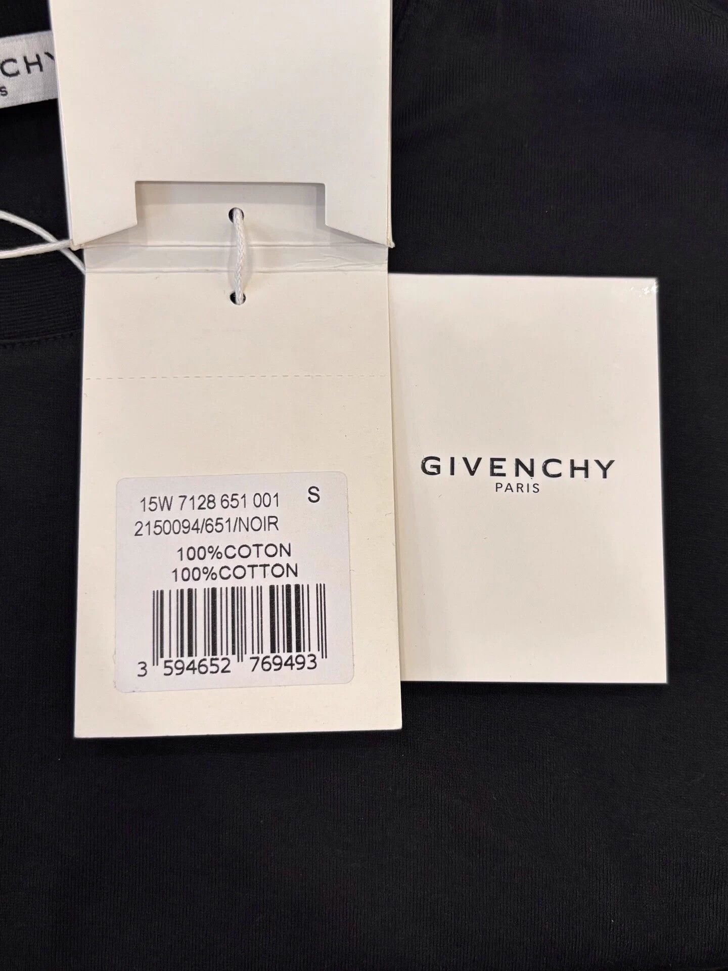 Givenchy Givenchy Colored Flying Chicken Logo men's black short tee S Size US S / EU 44-46 / 1 - 8 Thumbnail