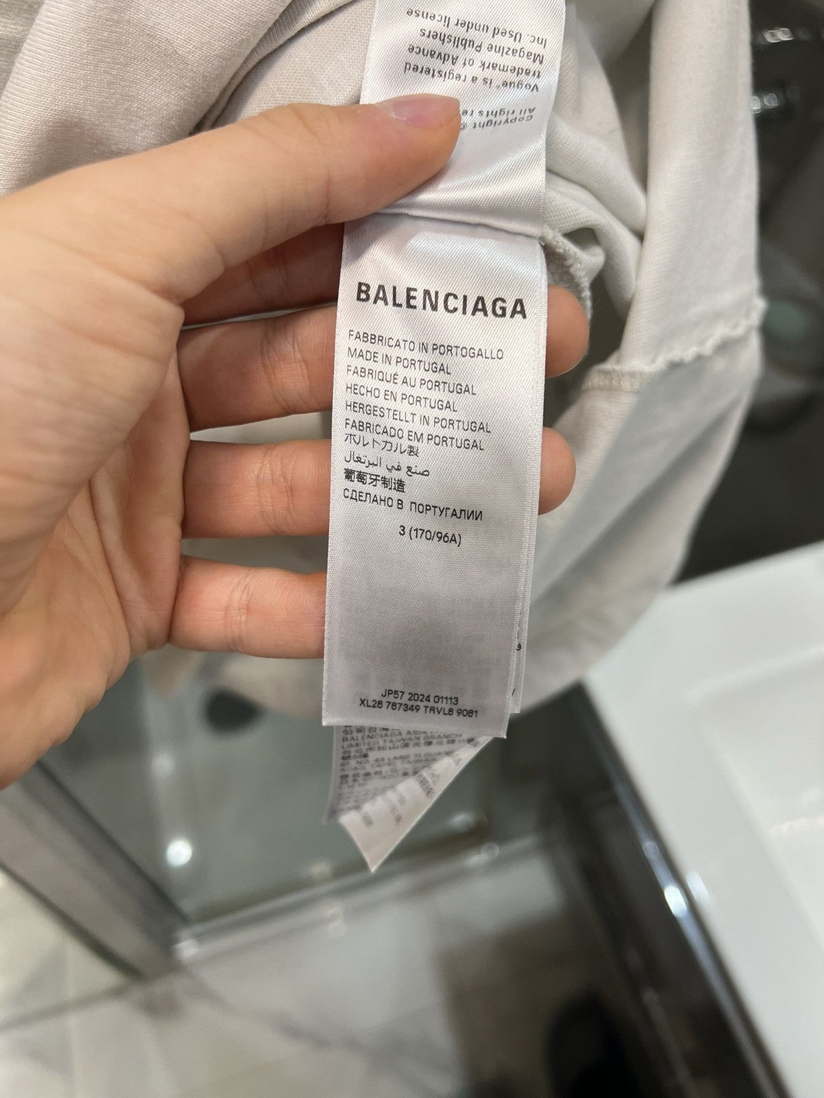 Balenciaga Balenciaga x Vogue tee Size US L / EU 52-54 / 3 - 5 Thumbnail
