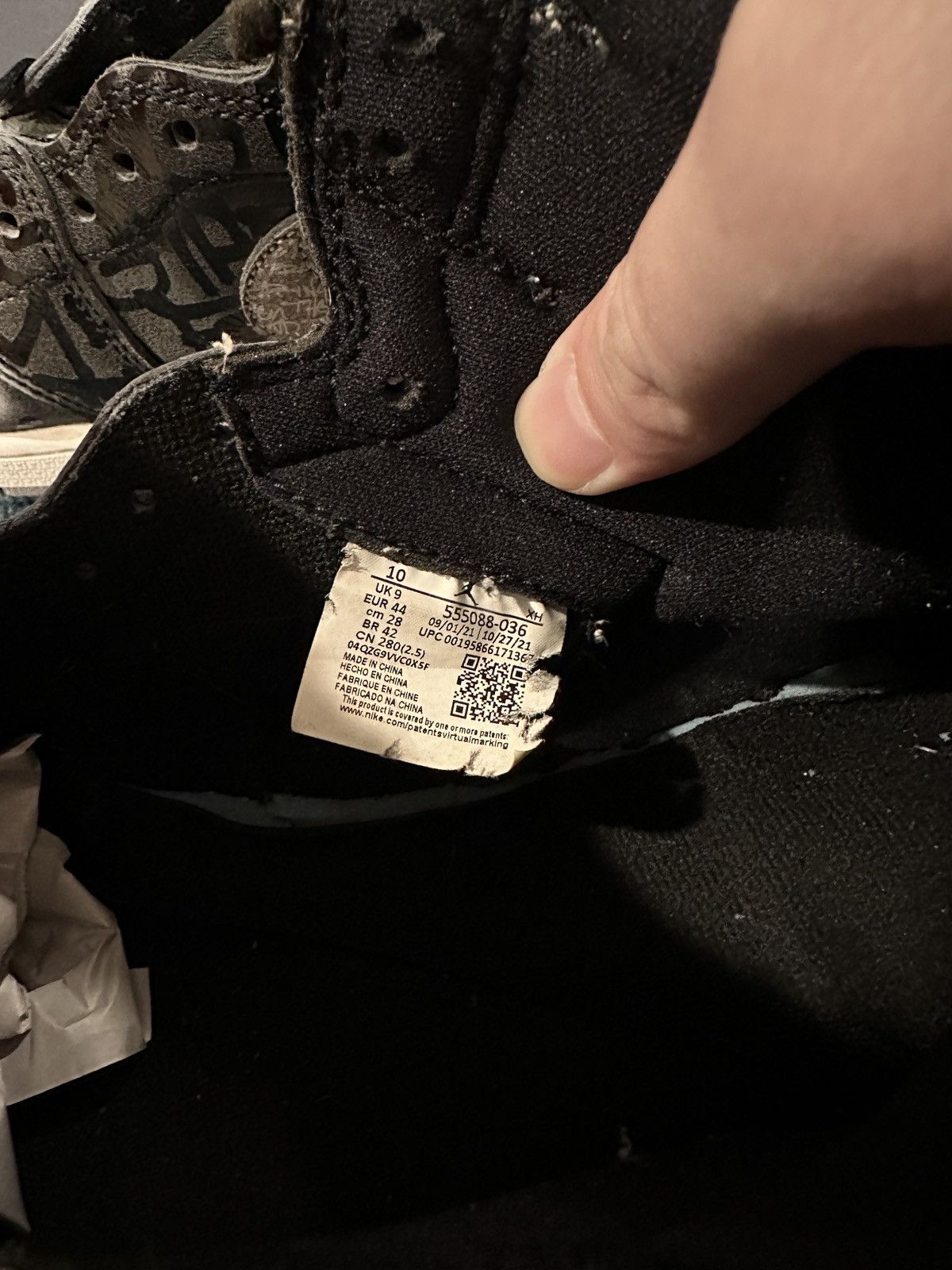 Jordan Brand Jordan 1 Rebellionare Size US 10 / EU 43 - 11 Thumbnail