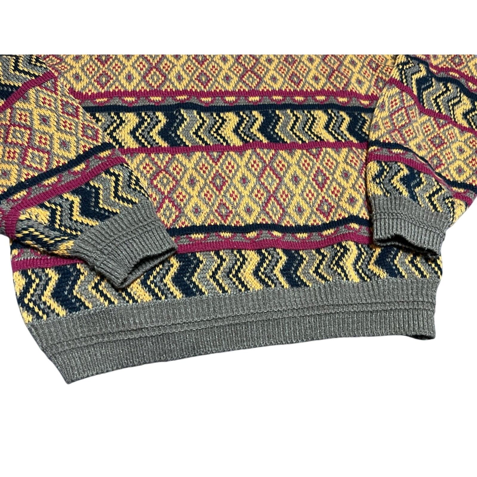 Sears Vintage Sears The Mens Store Sweater Abstract Coogi NO FLAWS Size US L / EU 52-54 / 3 - 3 Thumbnail