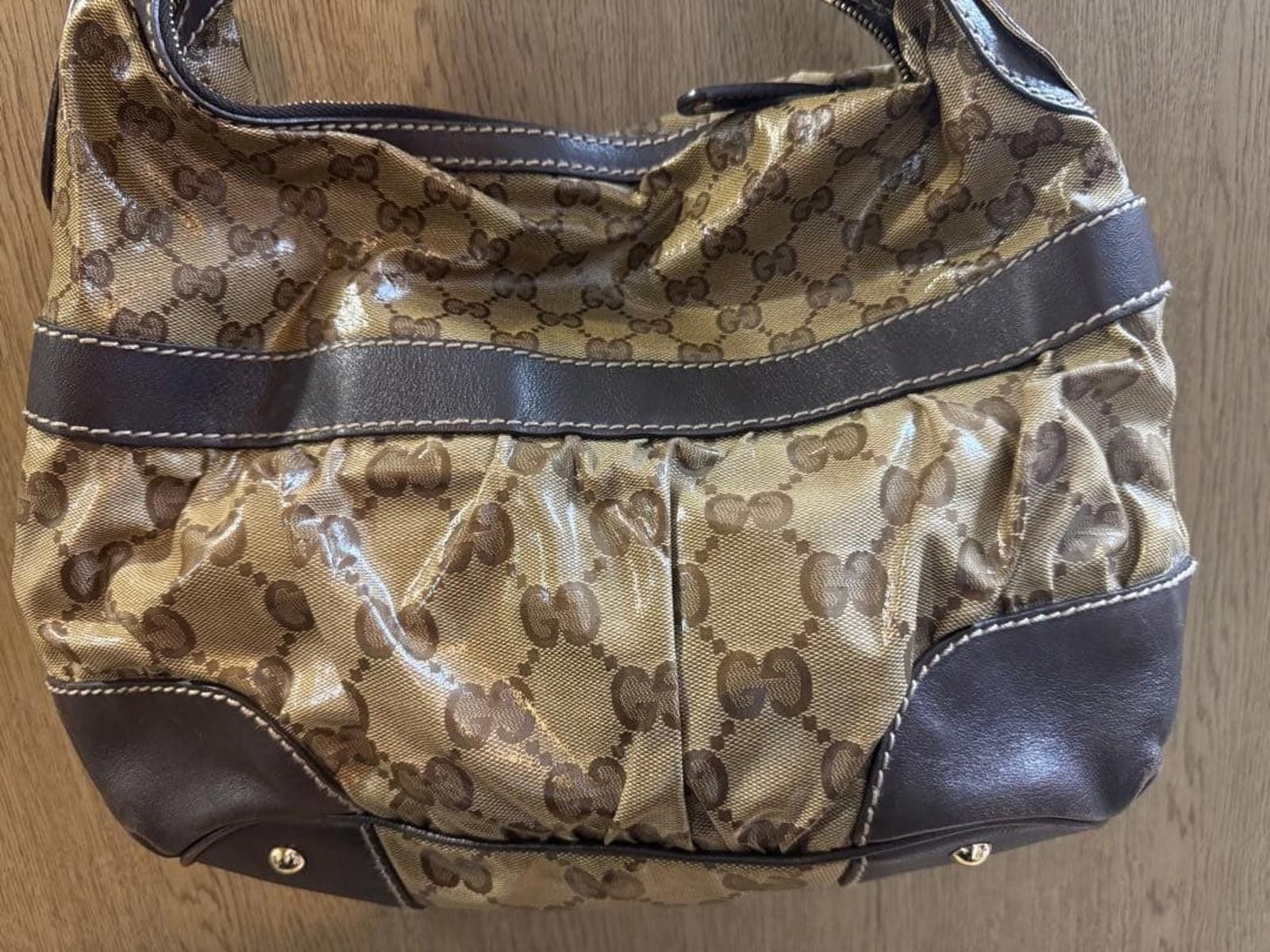 Gucci Gucci - Brown Monogram Canvas Shoulder Bag Size ONE SIZE - 7 Thumbnail