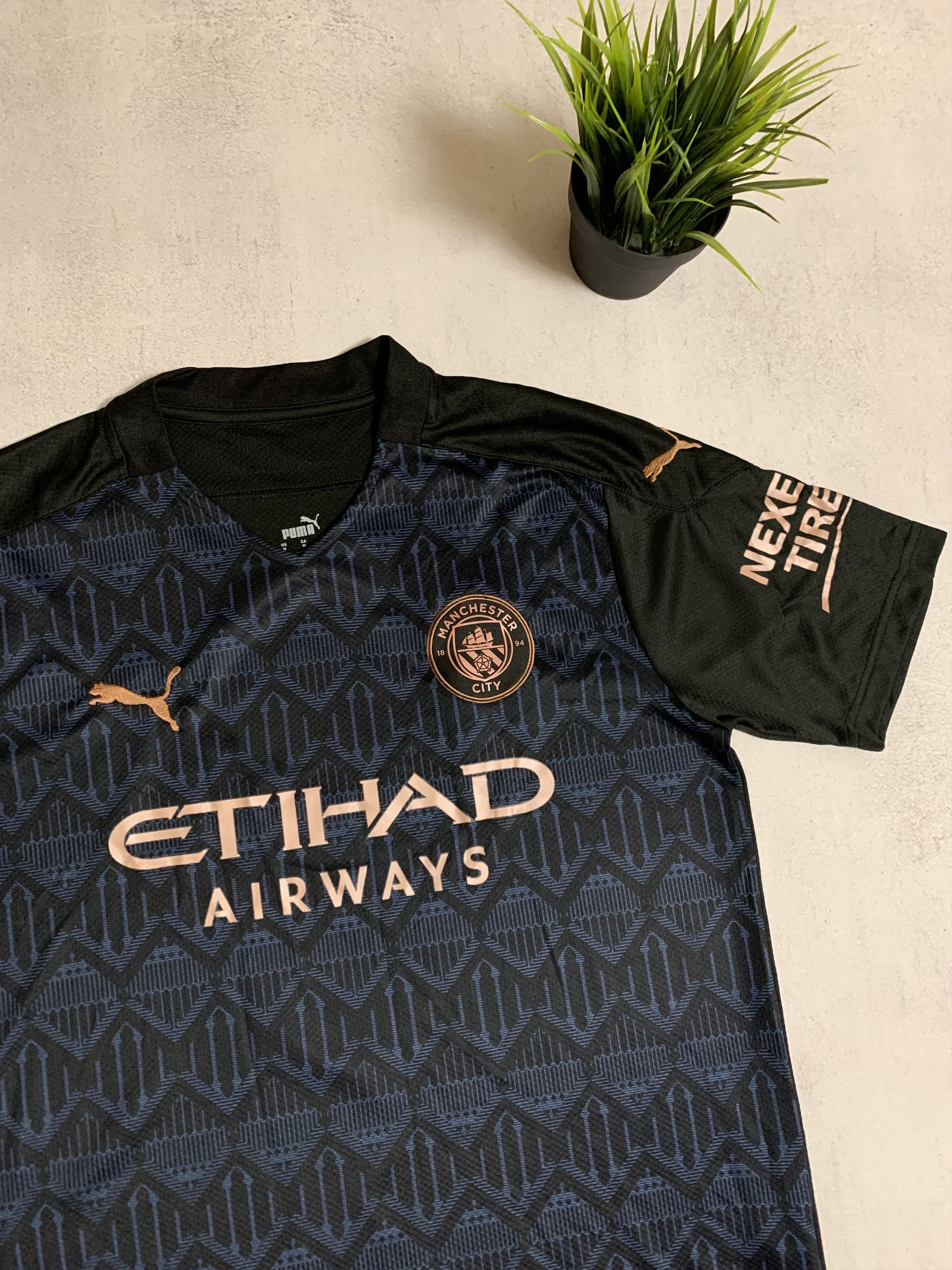 Puma Manchester City Jersey T Shirt Monogram Blockcore Size US M / EU 48-50 / 2 - 2 Thumbnail