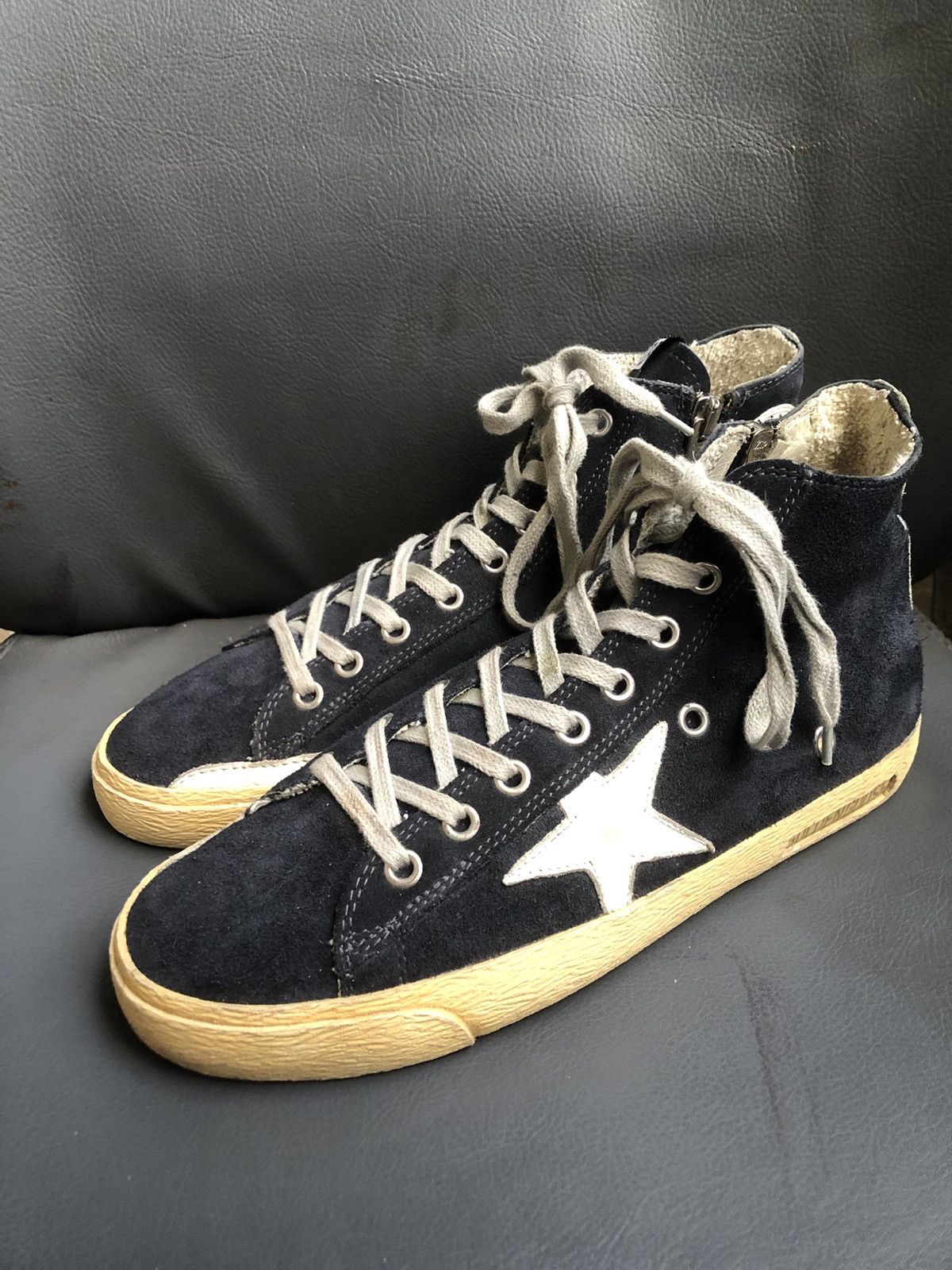 Golden Goose Golden Goose Francy Blue Suede Women’s Sneakers Size 38 Size US 8 / IT 38 - 2 Thumbnail