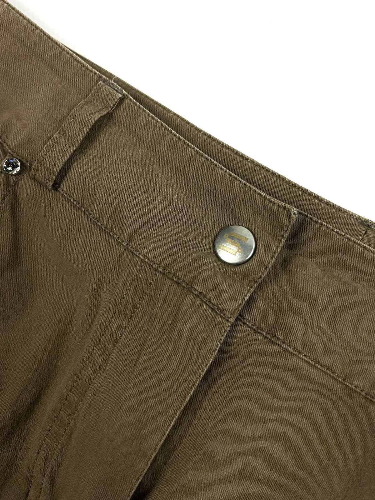 Sonia Rykiel Sonia Rykiel Archive Brown Zip Mini Skirt Used Effect S Y2K Size 25" / US 0 / IT 36 - 16 Thumbnail