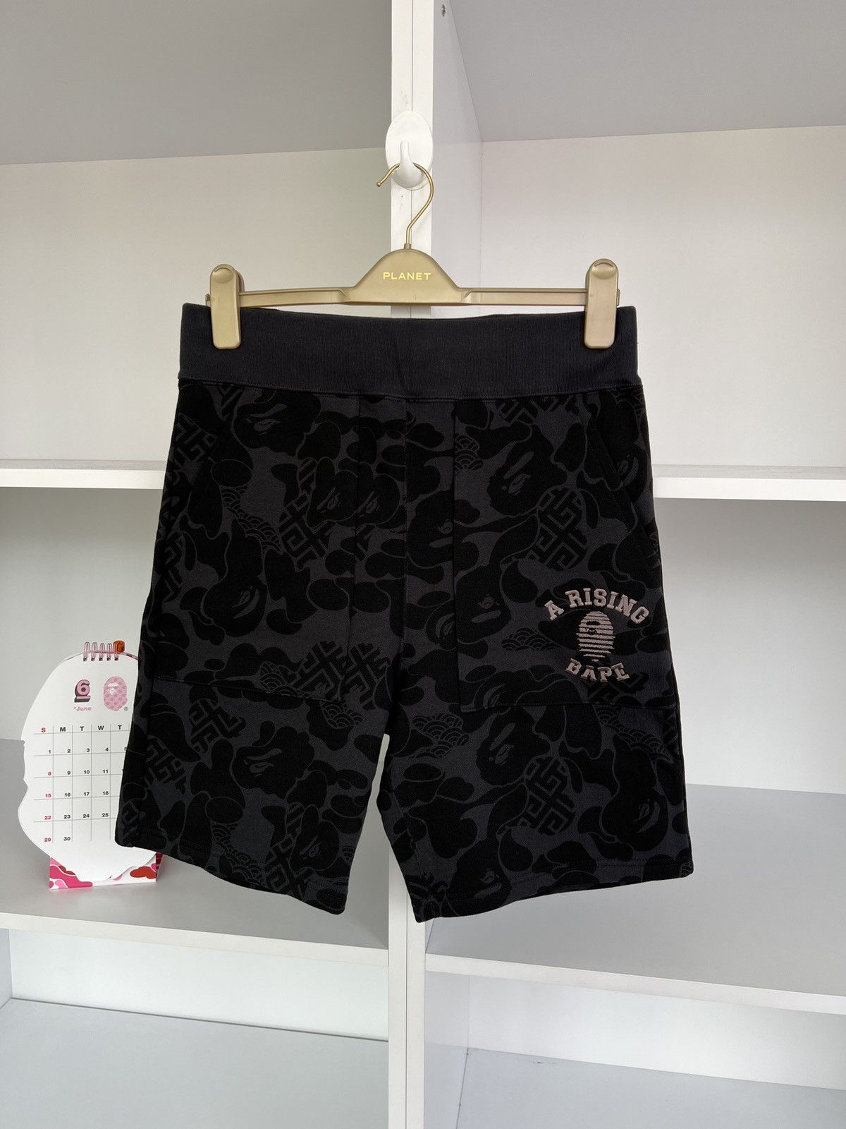 Bape Bape Black Asia Camo Shorts Size US 31 - 2 Thumbnail