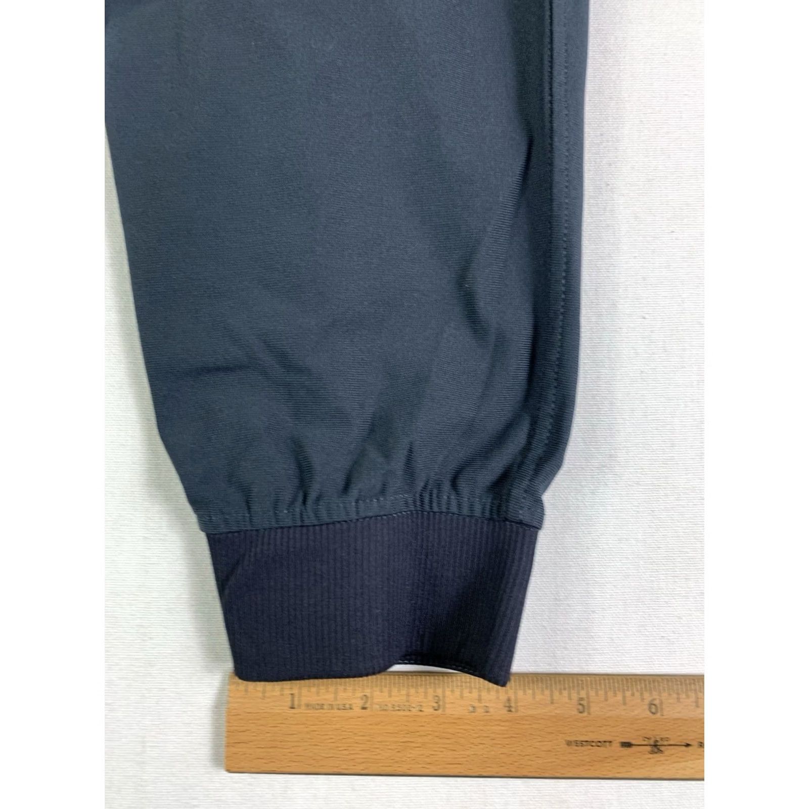 Vintage 7 Diamonds Jogger Pants Men's Medium Black Athletic Tapered 28in Inseam Stj-1006 Infinity Performance Stretch Casual Activewear Size US 31 - 5 Thumbnail