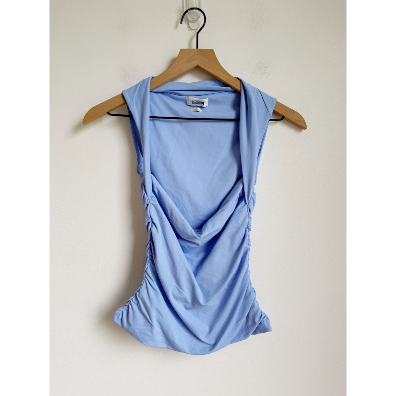 Aritzia NEW Aritzia Contour Flourish Top Blouse Sky Blue Small Size XS / US 0-2 / IT 36-38 - 1 Thumbnail