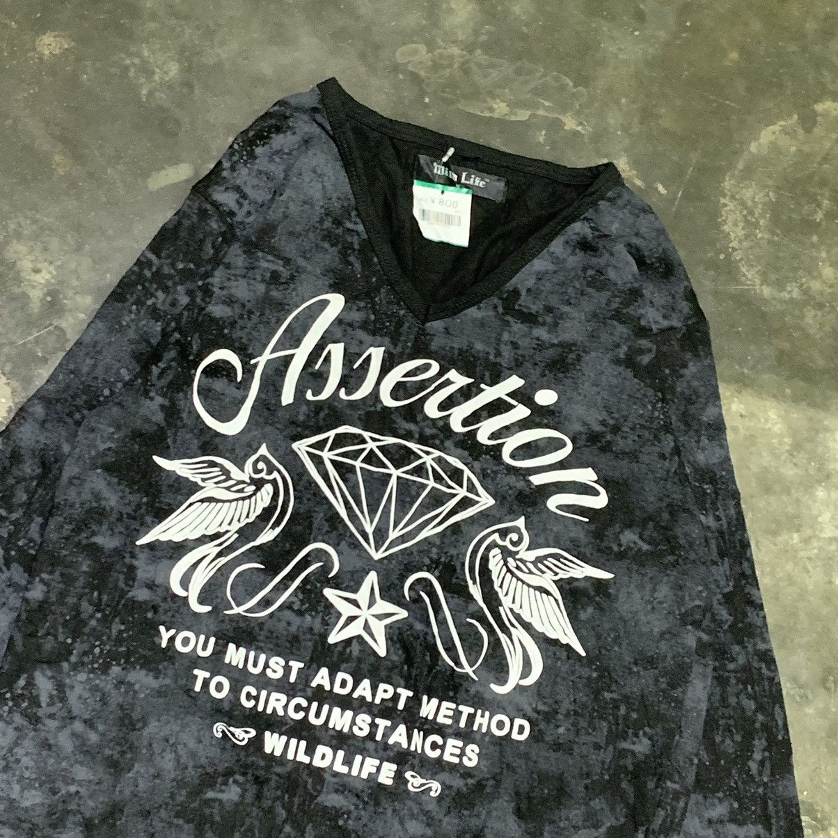 Japanese Brand Wild life gothic style ifsixwasnine longsleve Size US M / EU 48-50 / 2 - 2 Thumbnail