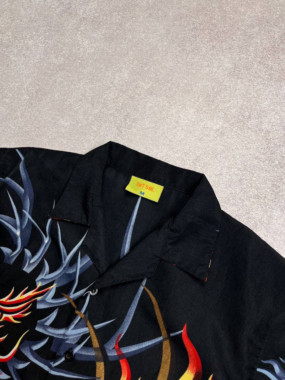 Japanese Brand × Vintage Vintage Japanese Dragon Graphic Hawaiian Shirt Y2K M Size US M / EU 48-50 / 2 - 2 Thumbnail