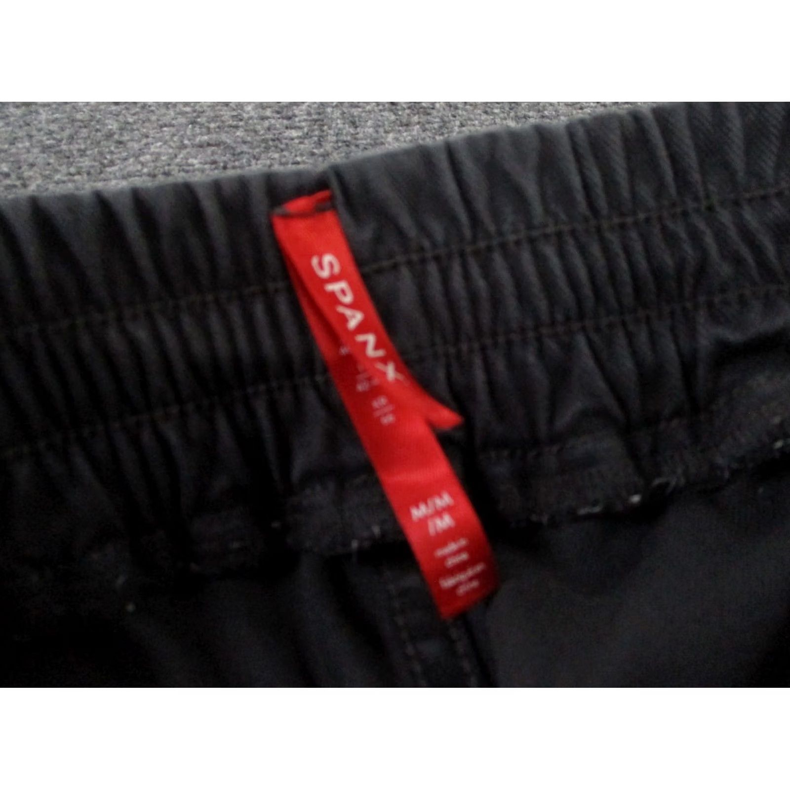 Spanx Spanx Pants Women M Gray Canvas Joggers Athletic Stretch Pull On Casual Size 32" / US 10 / IT 46 - 6 Thumbnail