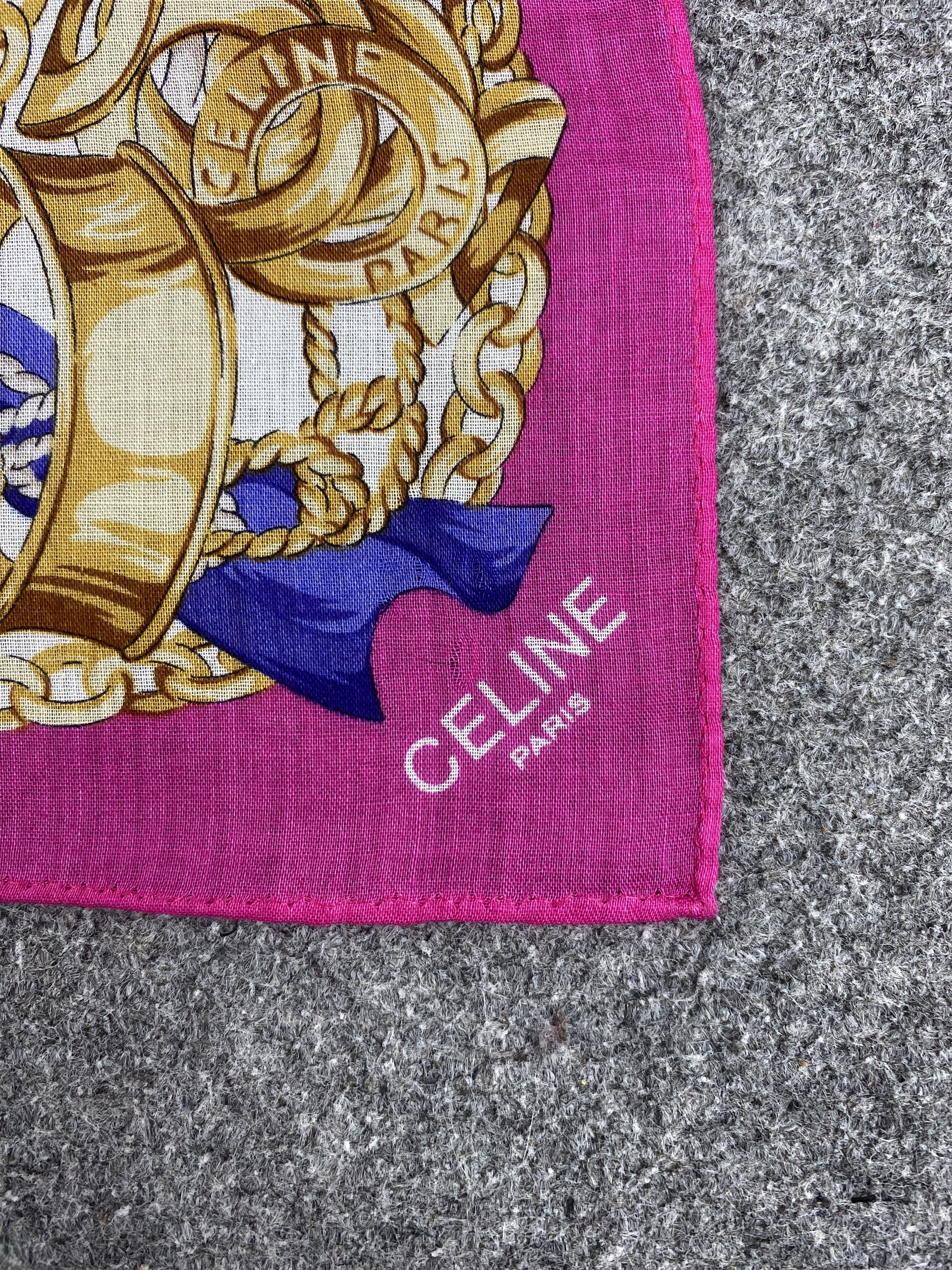 Celine Celine Handkerchief / Bandana / Neckerchief HKC0477 Size ONE SIZE - 5 Thumbnail