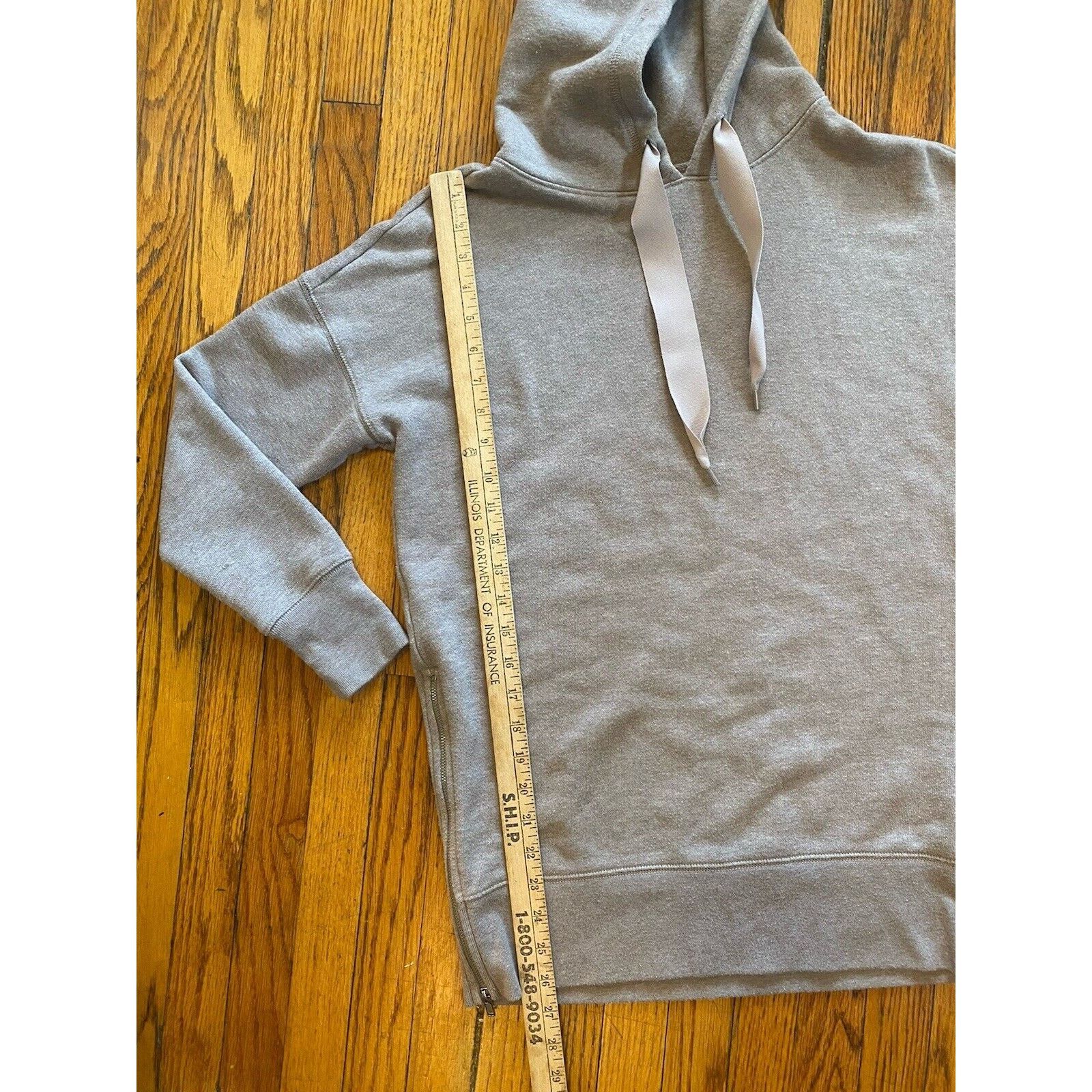 Other Aerie Soft Hoodie Sweatshirt Women’s XS Beige Zip Sides Size XS / US 0-2 / IT 36-38 - 6 Thumbnail