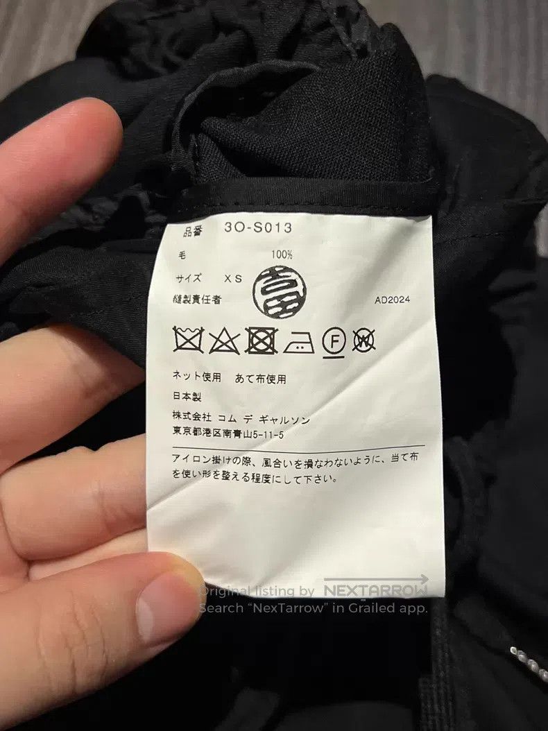 Comme des Garcons Comme Des Garcons size XS Double-layered Deconstructed Hal Size 23" - 5 Thumbnail