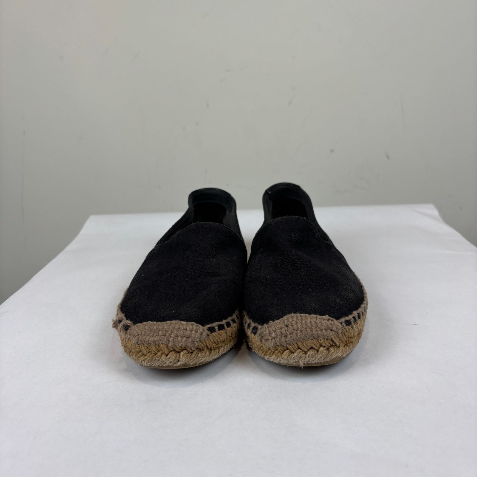 Saint Laurent Spellout Black Espadrilles Women's 7