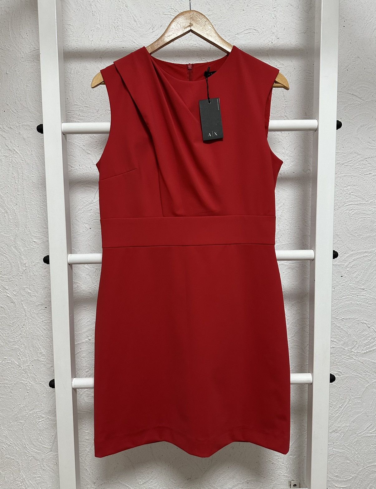 Armani Exchange Armani Exchange Women’s Red Dress Size M Elegant Knee-Length Size M / US 6-8 / IT 42-44 - 1 Thumbnail