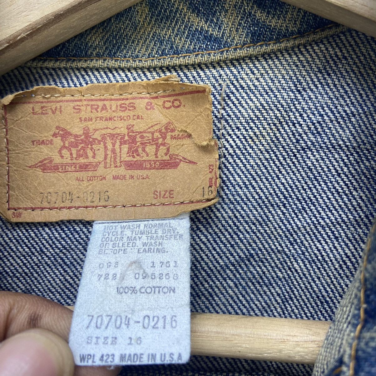 Levi's Vintage Clothing Made in USA Vintage Levi’s Trucker Denim Jacket Size US S / EU 44-46 / 1 - 18 Thumbnail