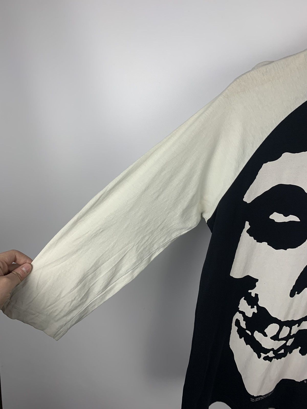 Band Tees Vintage Y2K Skulls Misfits Rock Band 3/4 Sleeve Top 2016 Size US S / EU 44-46 / 1 - 8 Thumbnail