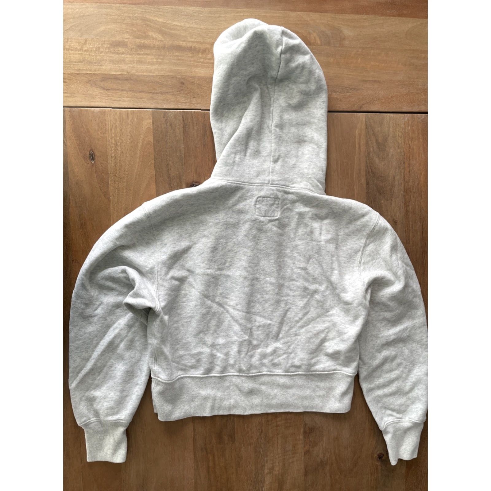 Abercrombie & Fitch Abercrombie & Fitch Hoodie Womens Small Gray Cropped Pullover Soft AF Sweatshirt Size S / US 4 / IT 40 - 2 Thumbnail