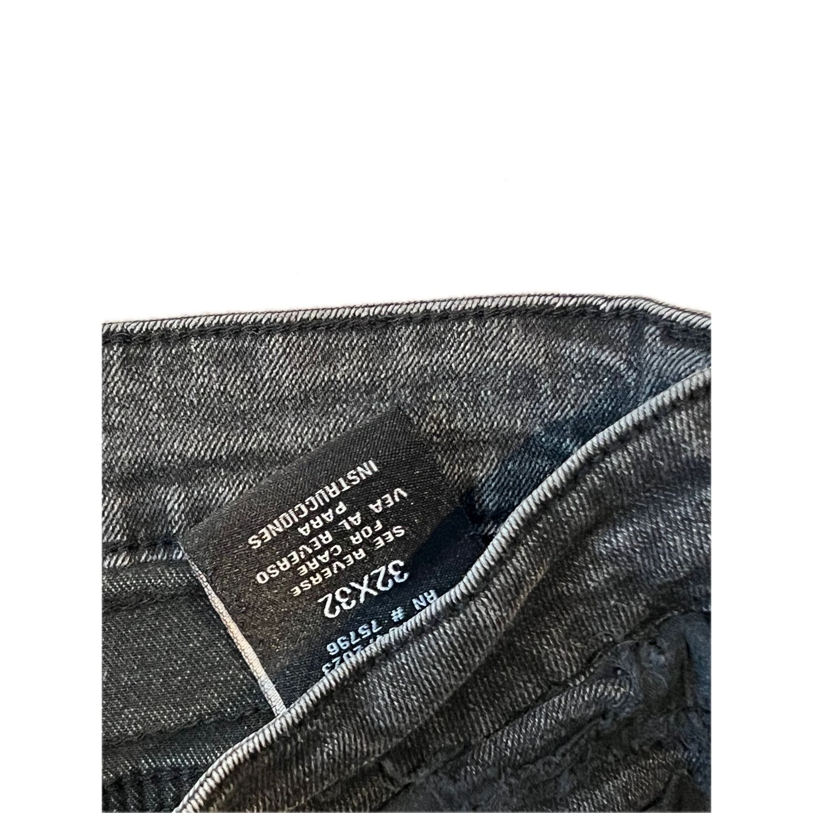 Waimea Waimea Skinny Fit Streetwear Black Jeans Mens 32x32 Size US 32 / EU 48 - 4 Thumbnail