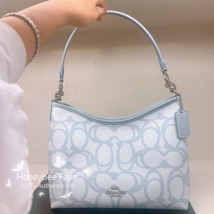 Coach Laurel Shoulder Bag In Sketch Signature Canvas CBH87 Size ONE SIZE - 5 Thumbnail