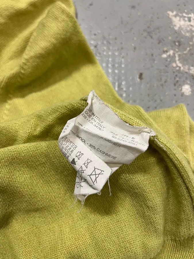 Prada 2000s Prada Sage Green Elbow Patch Wool & Cachemere Sweater Size US S / EU 44-46 / 1 - 9 Thumbnail