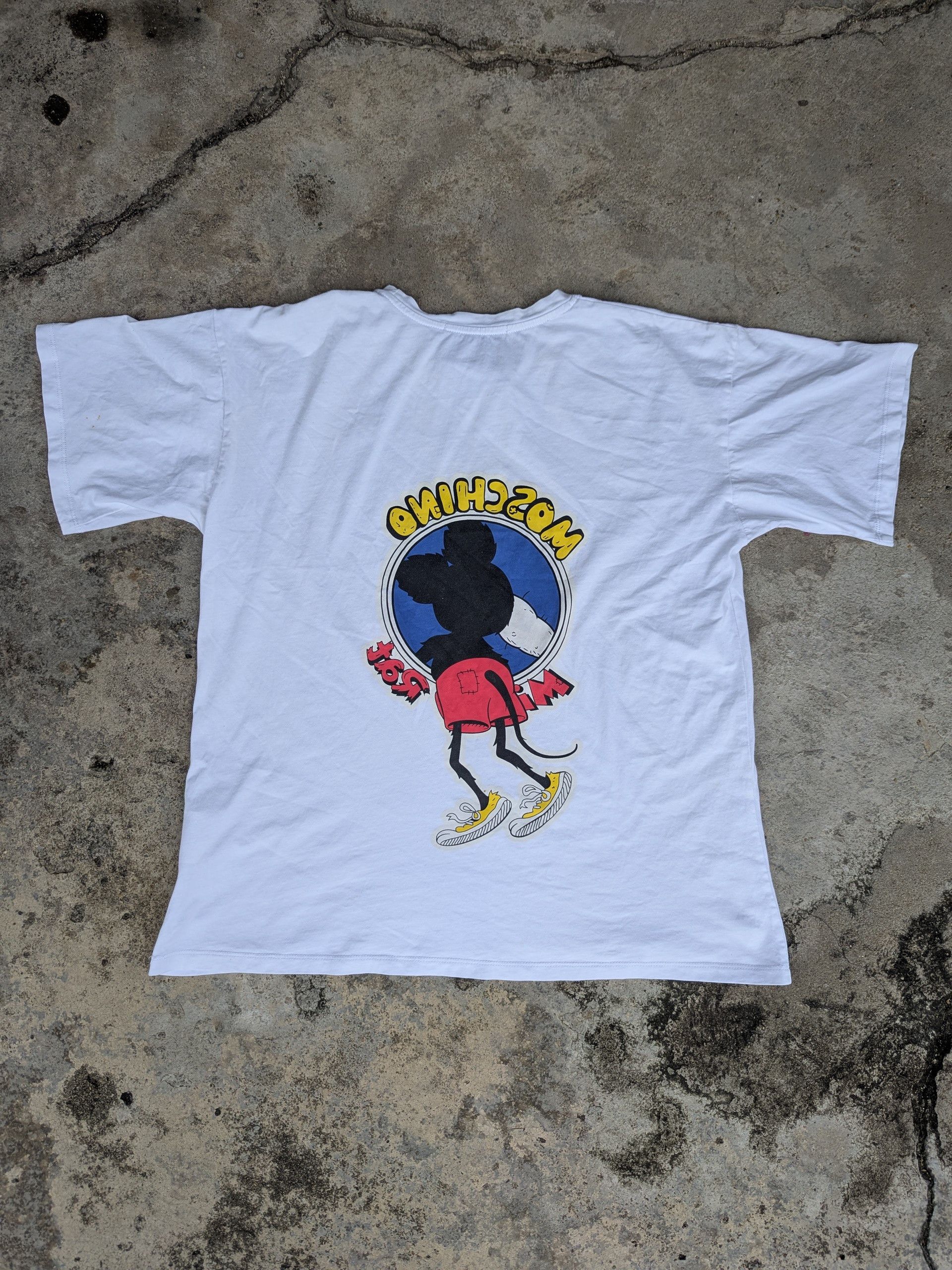 Designer × Moschino × Vintage Vintage Moschino Couture Mickey Rat Mirror Prints Size US M / EU 48-50 / 2 - 11 Thumbnail