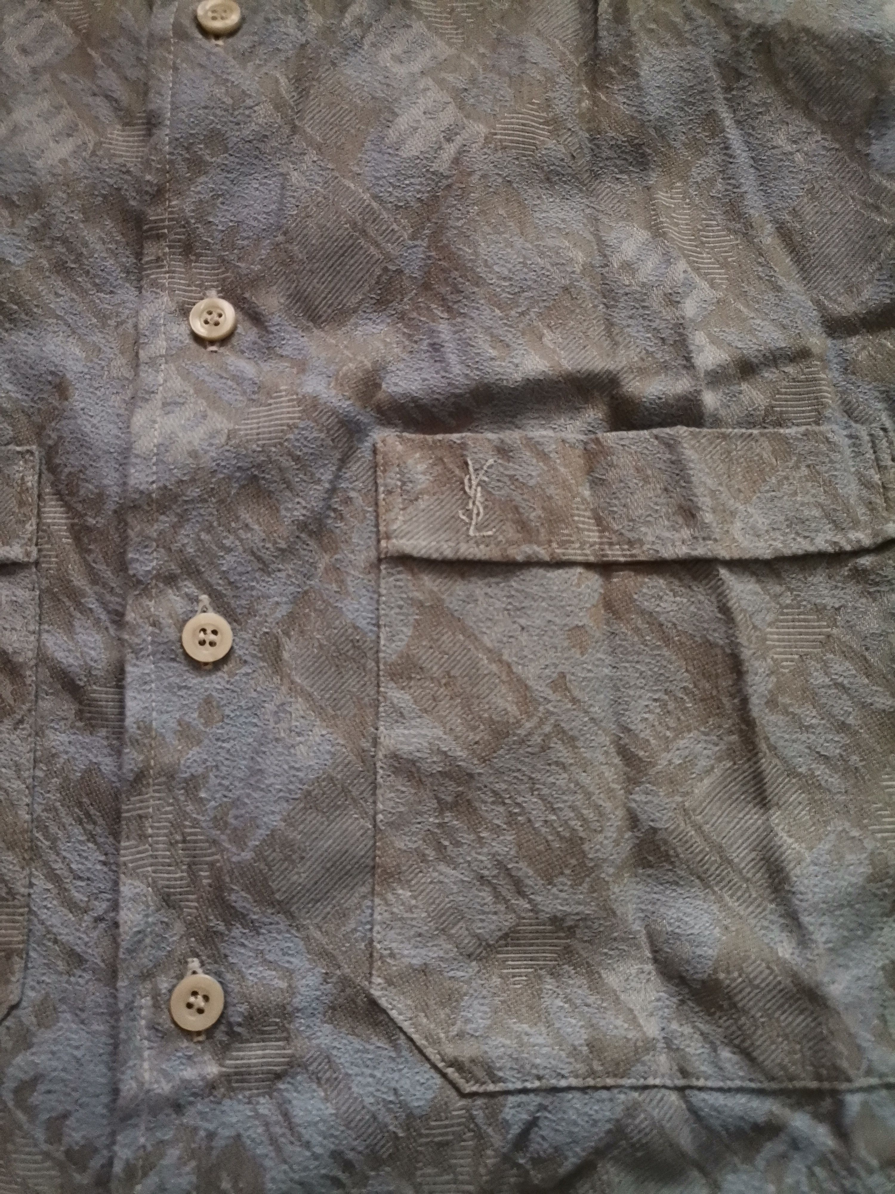 Vintage × Yves Saint Laurent Vintage Yves Saint Laurent Shirt Size US M / EU 48-50 / 2 - 2 Thumbnail